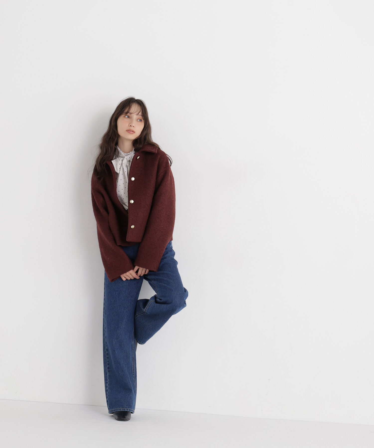  「ブークレーステンカラーブルゾン 26AW」|ブルゾン・スタジャン|