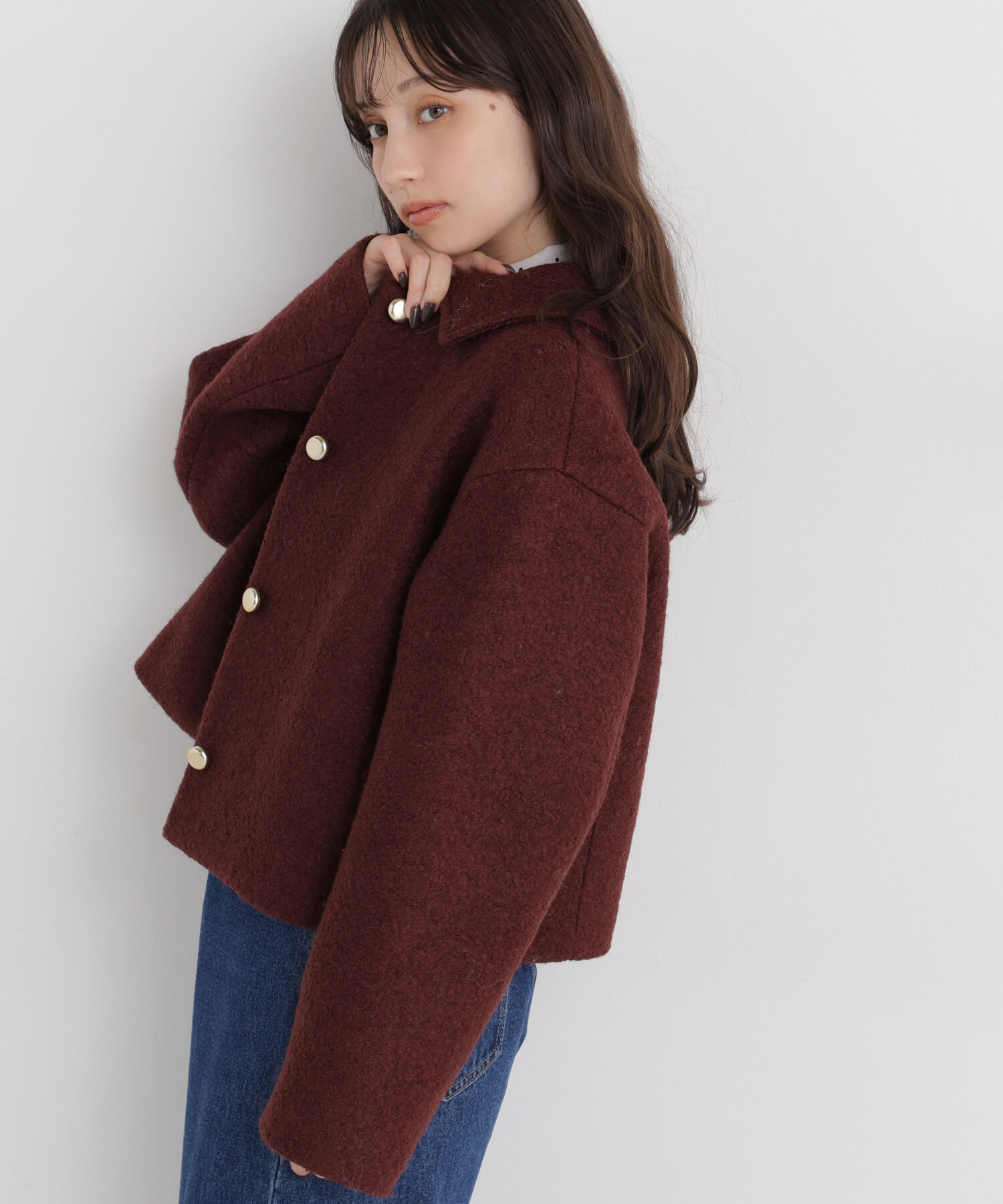  「ブークレーステンカラーブルゾン 26AW」|ブルゾン・スタジャン|