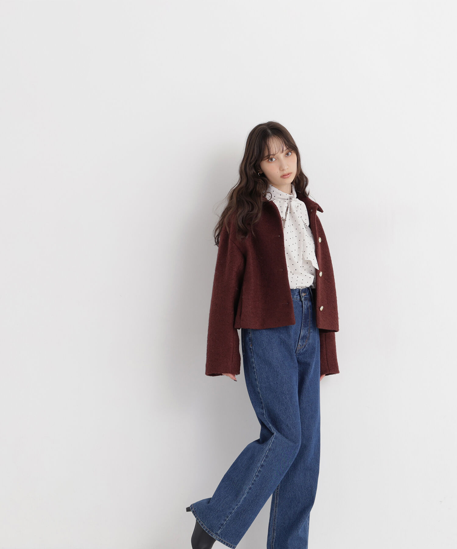  「ブークレーステンカラーブルゾン 26AW」|ブルゾン・スタジャン|