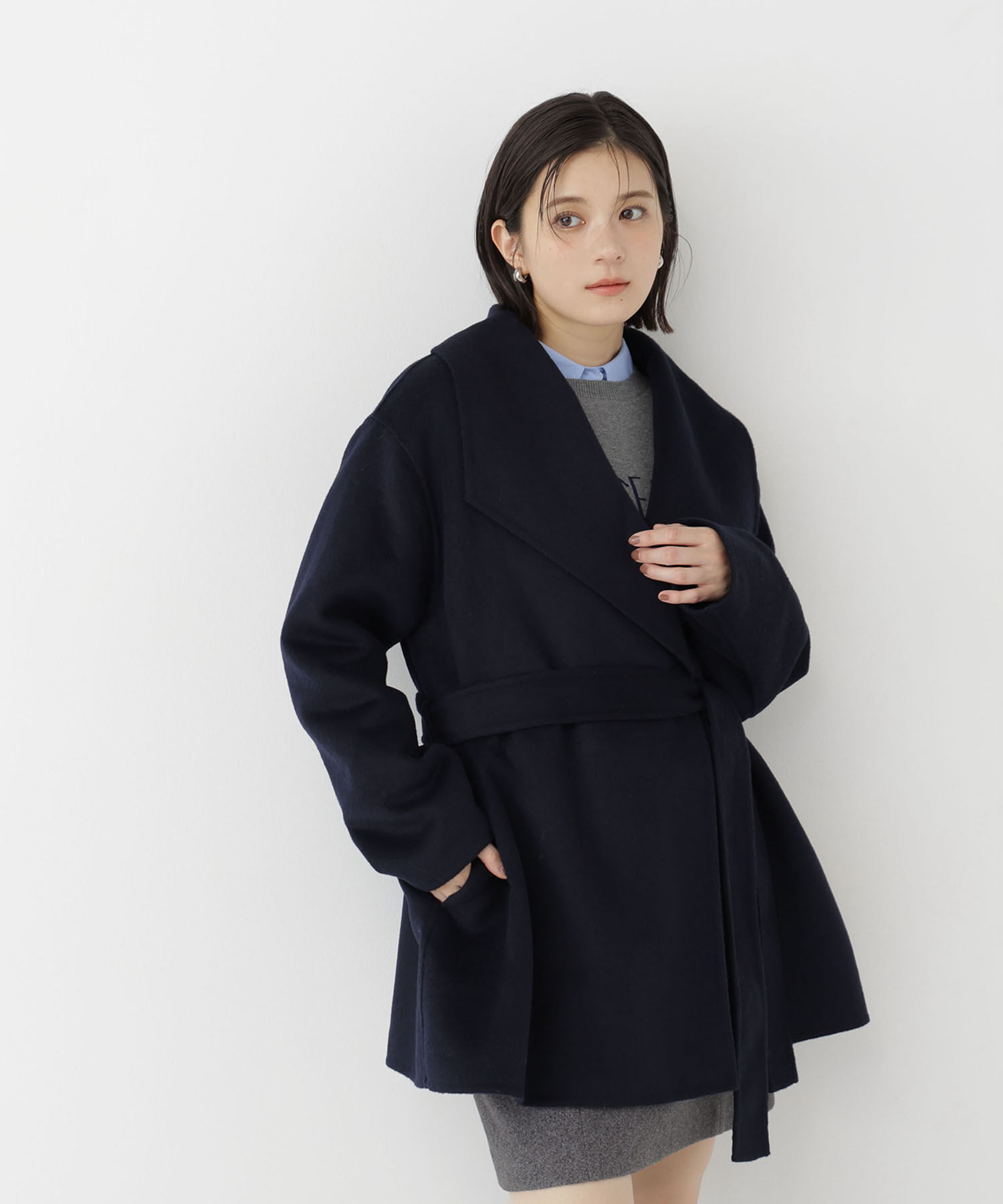  「リバーベルテッドハーフコート 26AW」|ブルゾン・スタジャン|