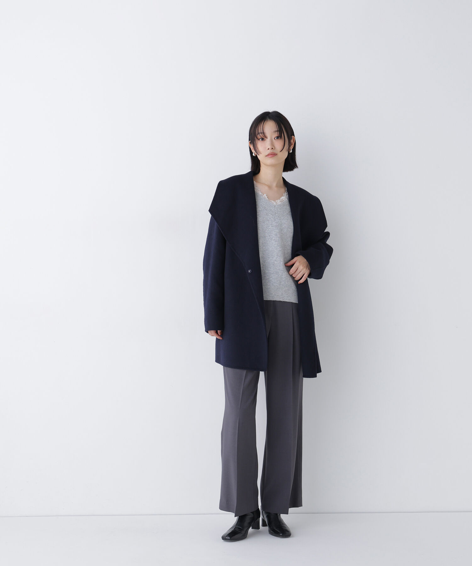  「リバーベルテッドハーフコート 26AW」|ブルゾン・スタジャン|