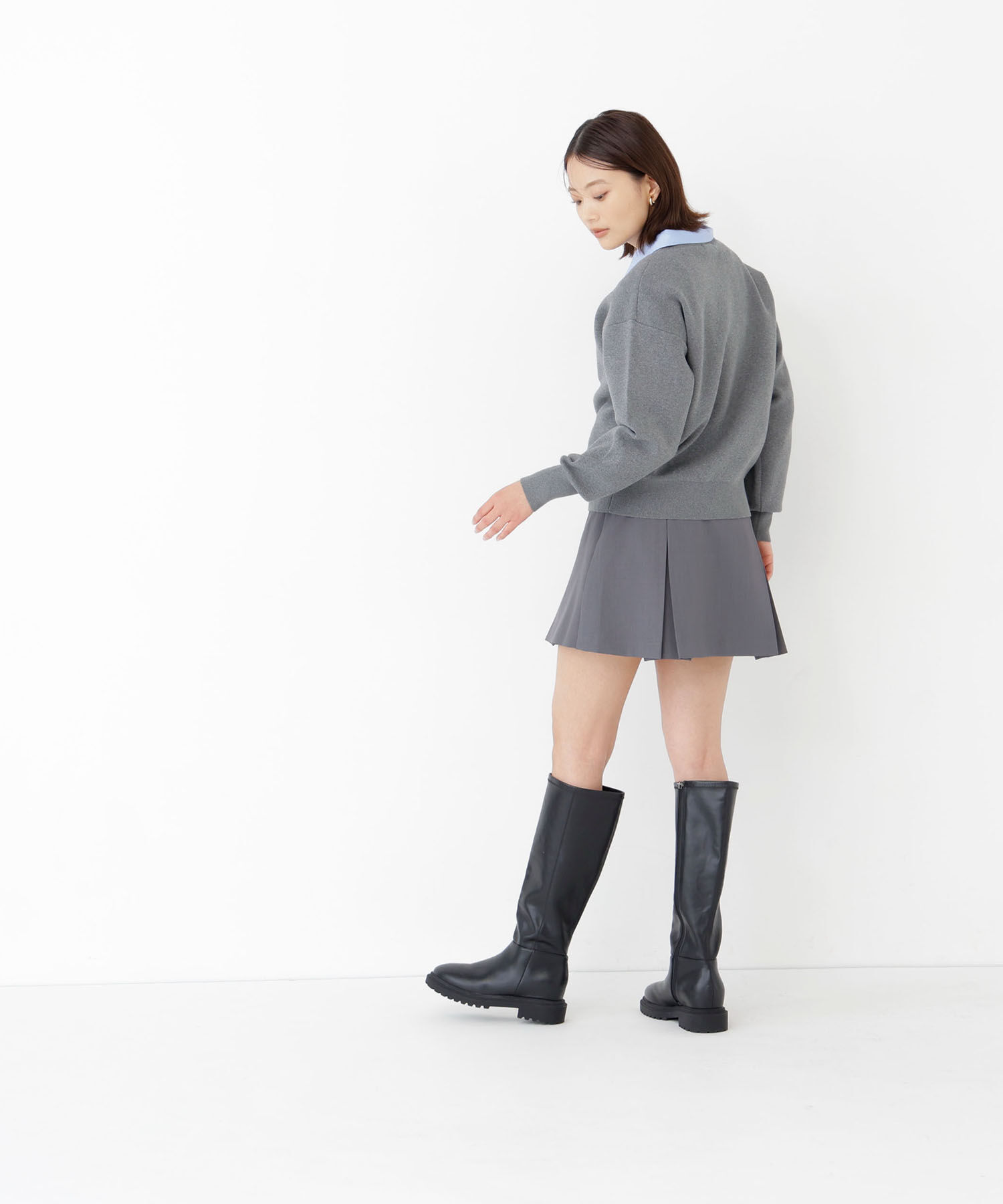  「＜Oggi.jp掲載＞ダブルジャガードロゴニット」|ニット・セーター|