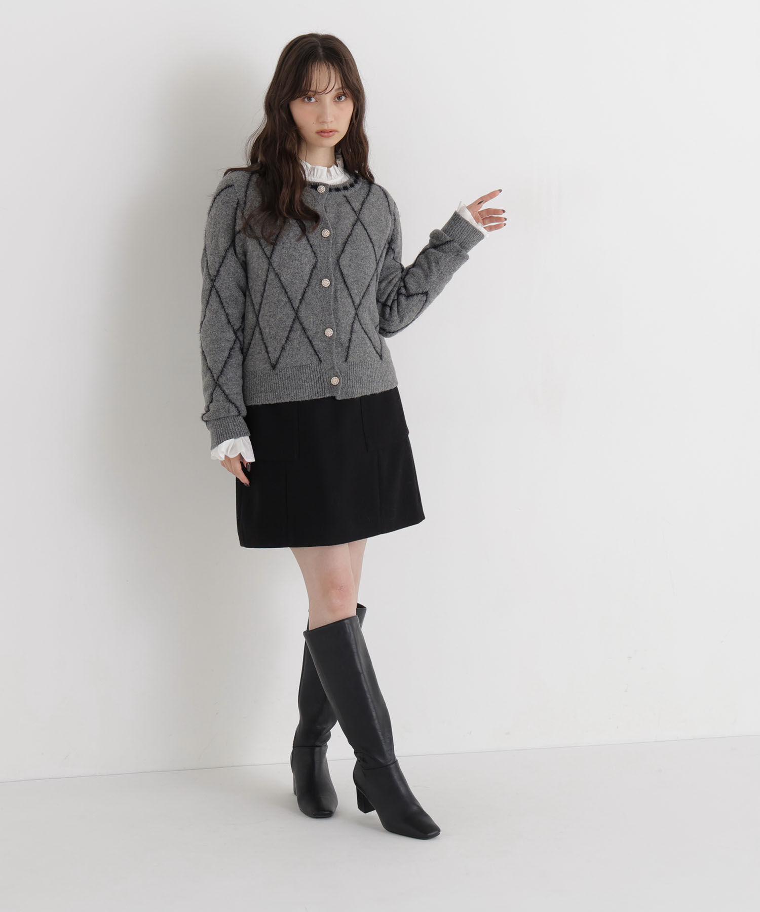  「＜ちょうど、いい服＞大人がはけるミニスカート　26FW」|スカート|