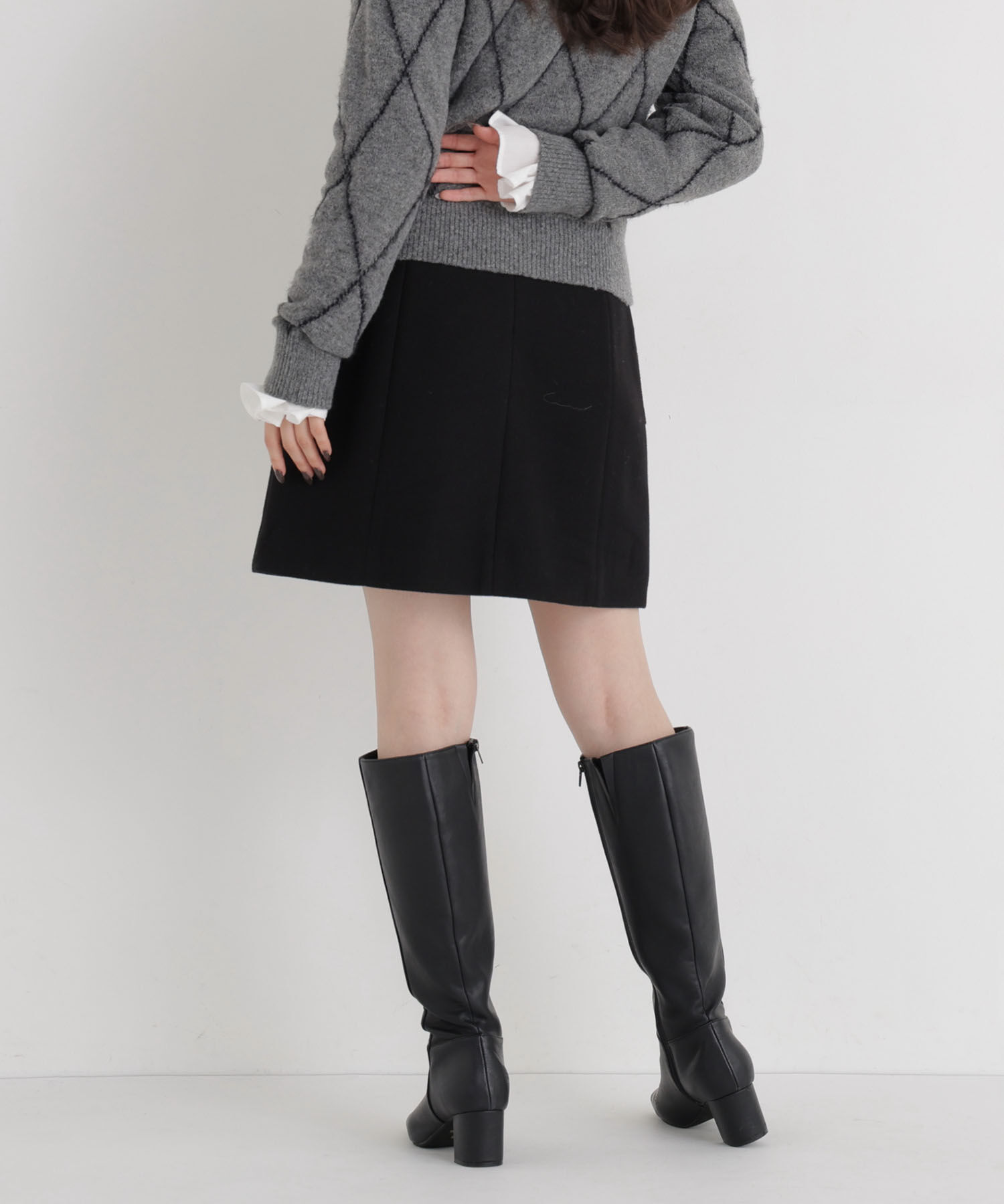  「＜ちょうど、いい服＞大人がはけるミニスカート　26FW」|スカート|