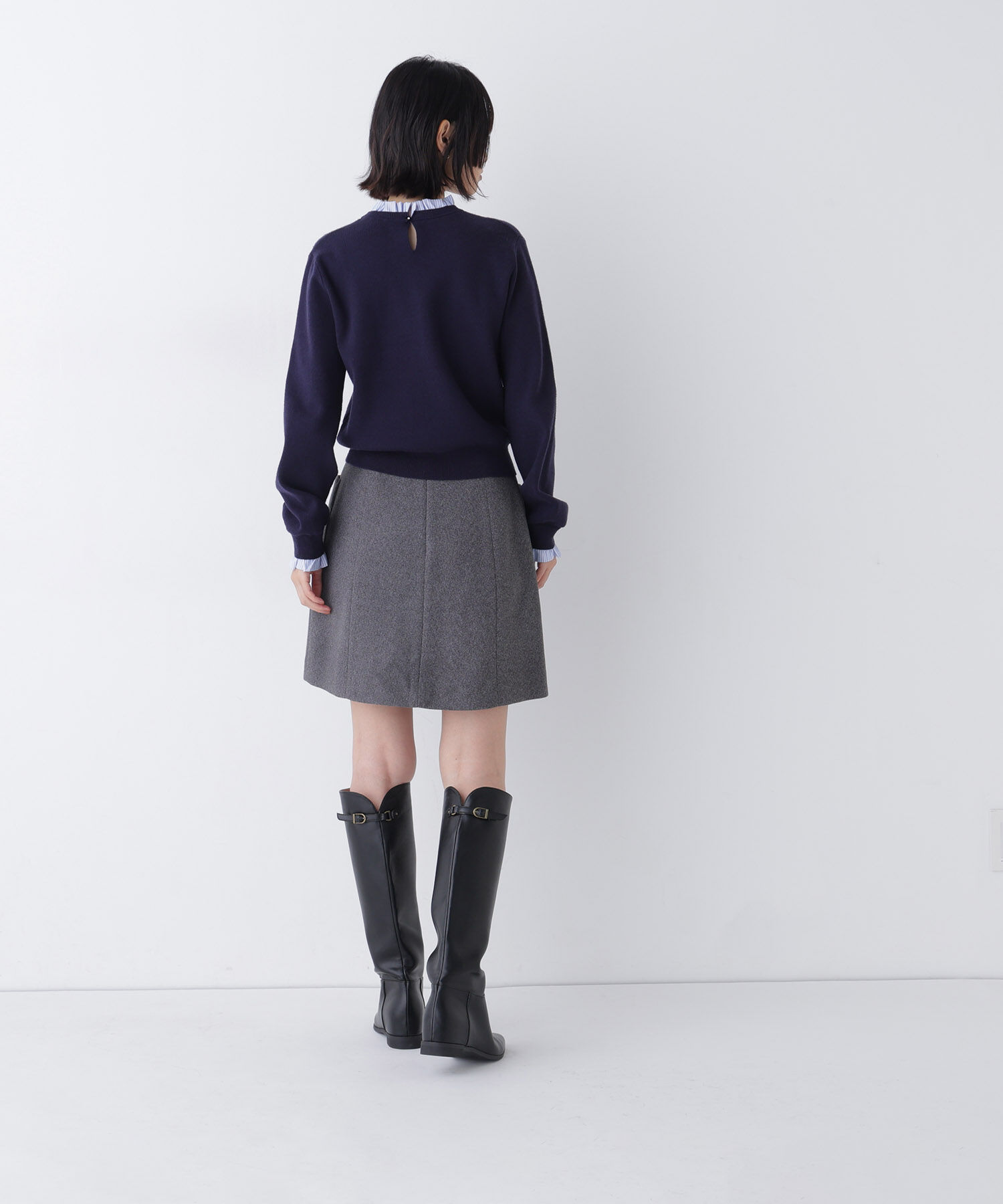  「＜ちょうど、いい服＞大人がはけるミニスカート　26FW」|スカート|