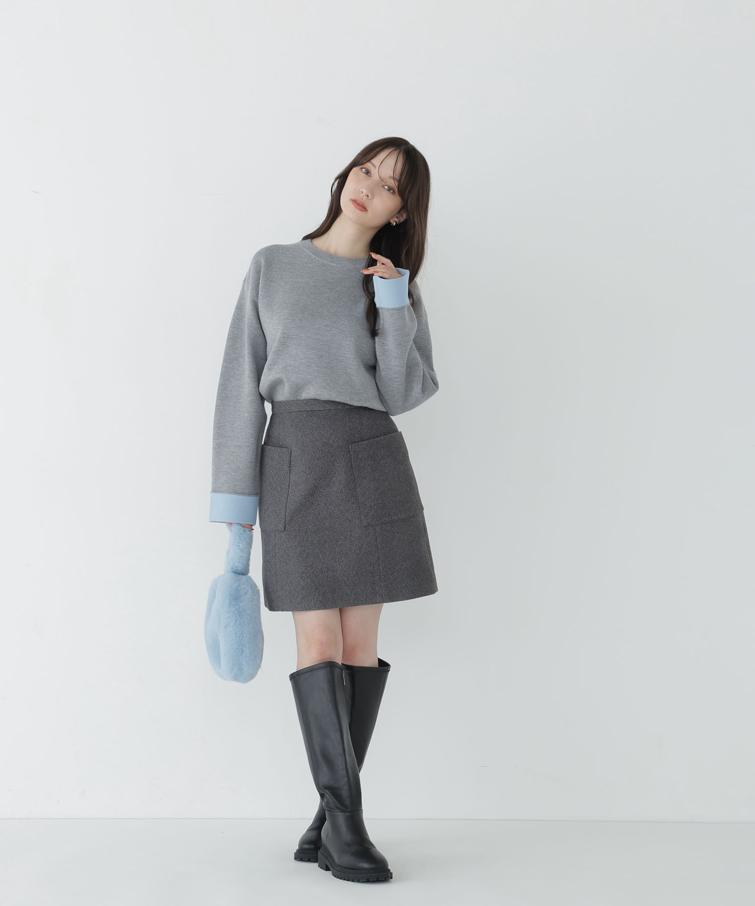  「＜ちょうど、いい服＞大人がはけるミニスカート　26FW」|スカート|