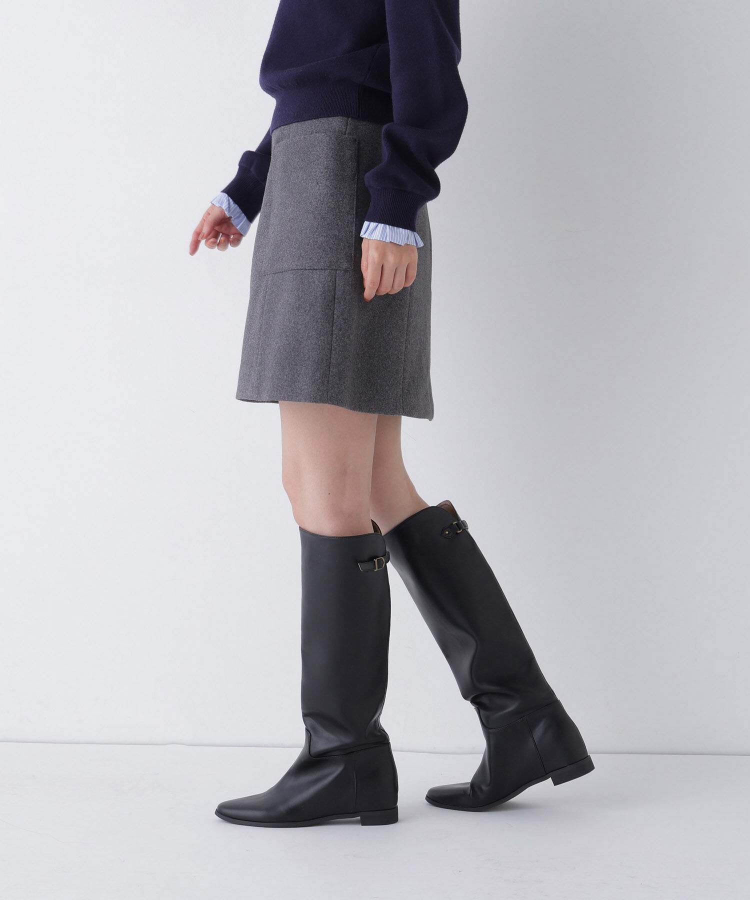  「＜ちょうど、いい服＞大人がはけるミニスカート　26FW」|スカート|