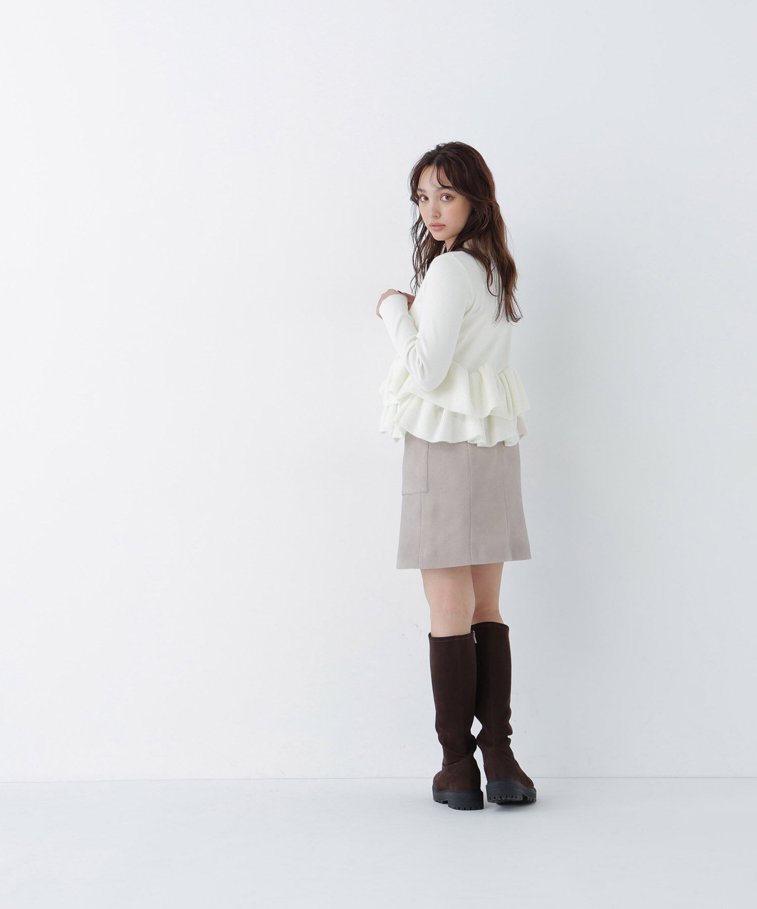  「＜ちょうど、いい服＞大人がはけるミニスカート　26FW」|スカート|
