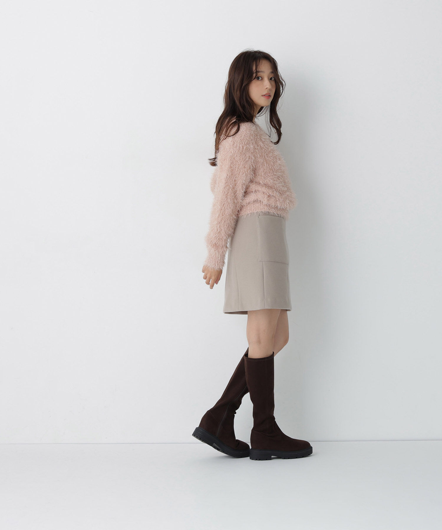  「＜ちょうど、いい服＞大人がはけるミニスカート　26FW」|スカート|