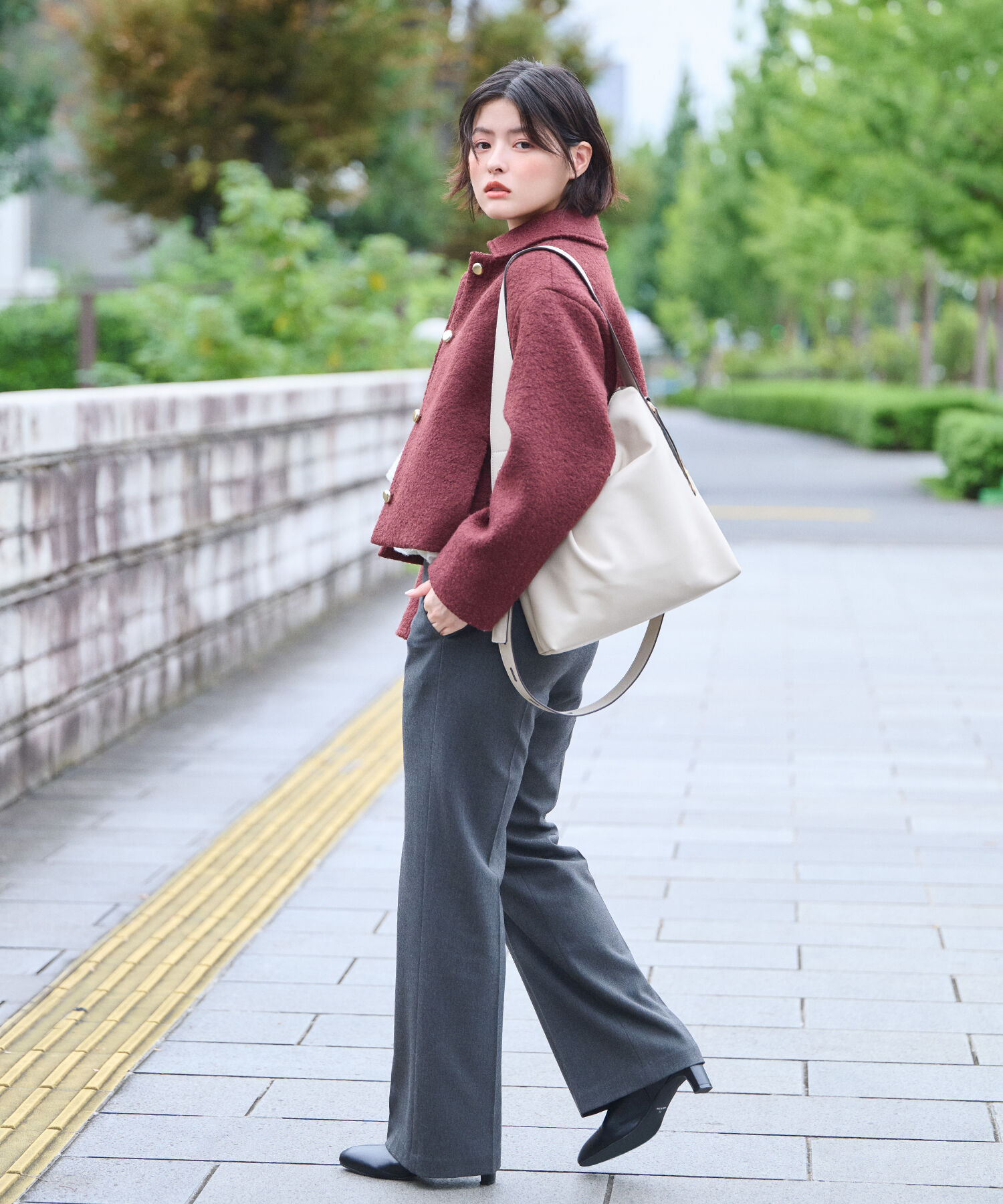  「＜ちょうど、いい服＞立ち姿に自信が持てる洗練パンツ　26FW」|その他|