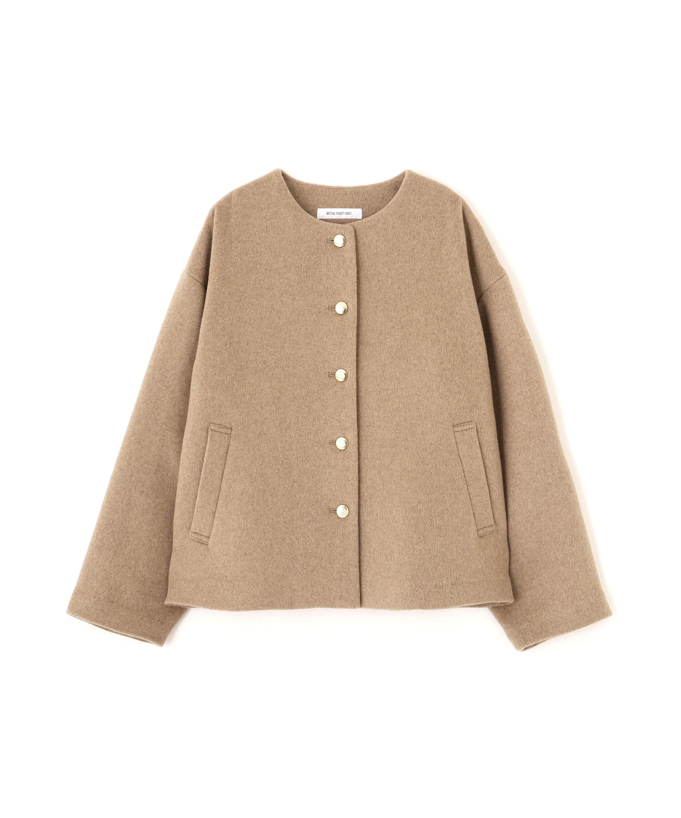  「<WEB限定ｶﾗｰ:ﾓｶ><ちょうど､いい服>&ldquo;いつものが見違えるﾊｰﾌｺｰ 」|ブルゾン・スタジャン|