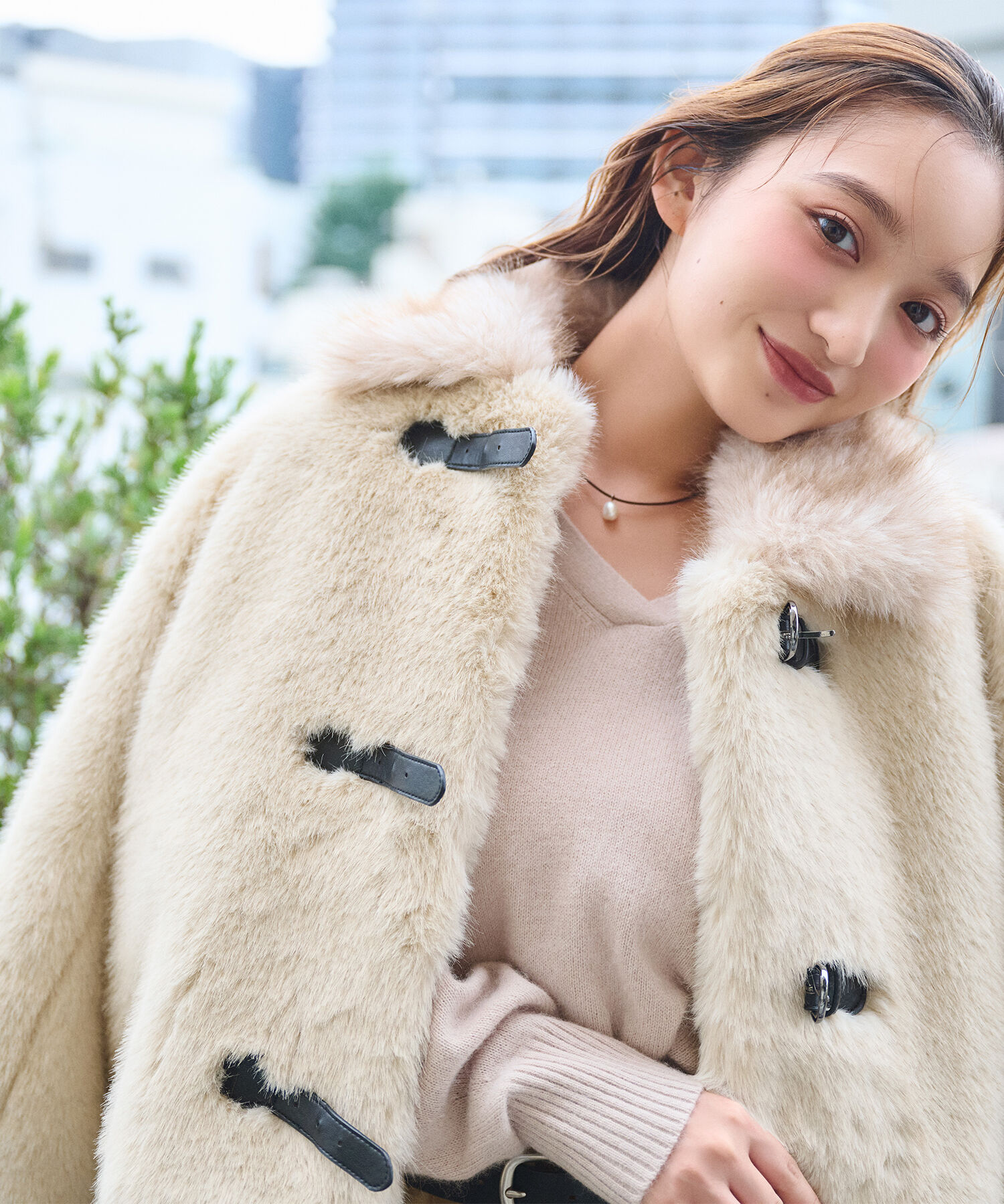  「<WEB限定ｶﾗｰ:ﾗｲﾄｸﾞﾘｰﾝ><ちょうど､いい服>品よく､ゆるく｡ｽ  」|ニット・セーター|