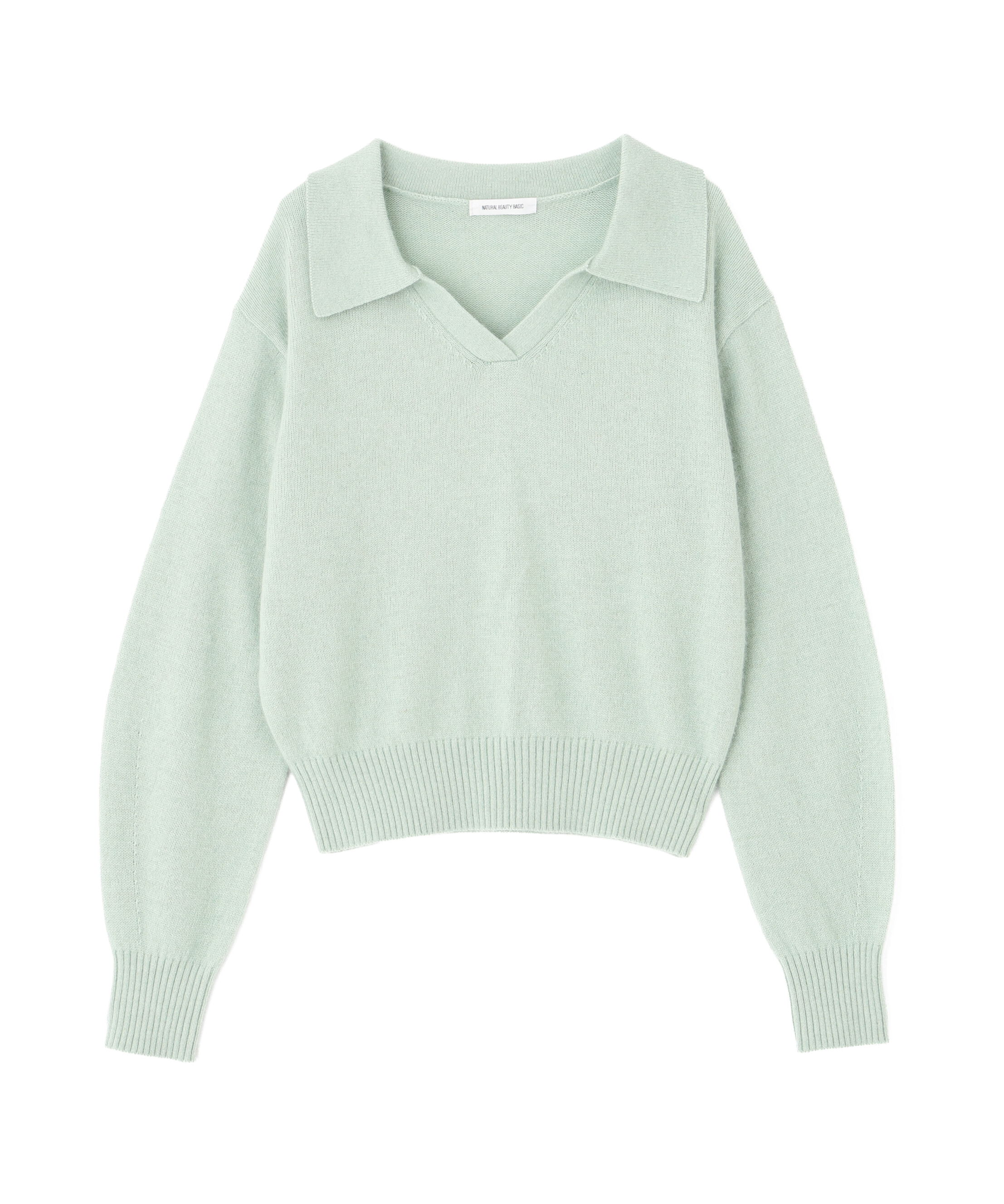  「<WEB限定ｶﾗｰ:ﾗｲﾄｸﾞﾘｰﾝ><ちょうど､いい服>品よく､ゆるく｡ｽ  」|ニット・セーター|