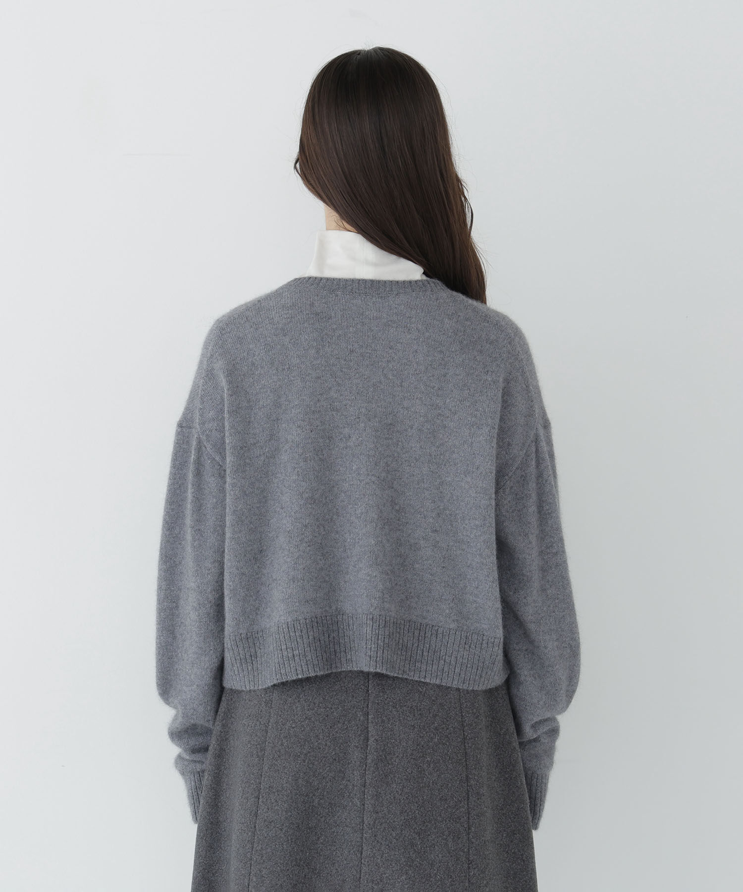  「＜ちょうど、いい服＞毎日着惚れるクロップドニット　26FW」|ニット・セーター|