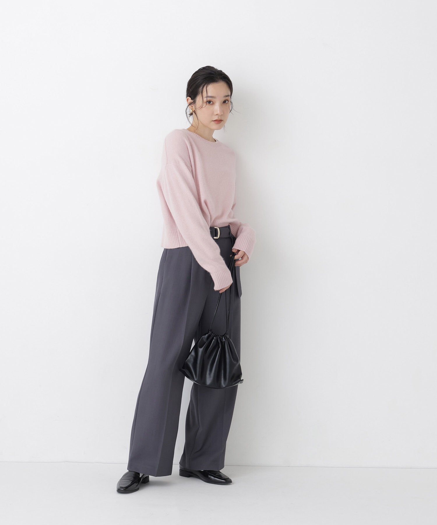  「＜ちょうど、いい服＞毎日着惚れるクロップドニット　26FW」|ニット・セーター|