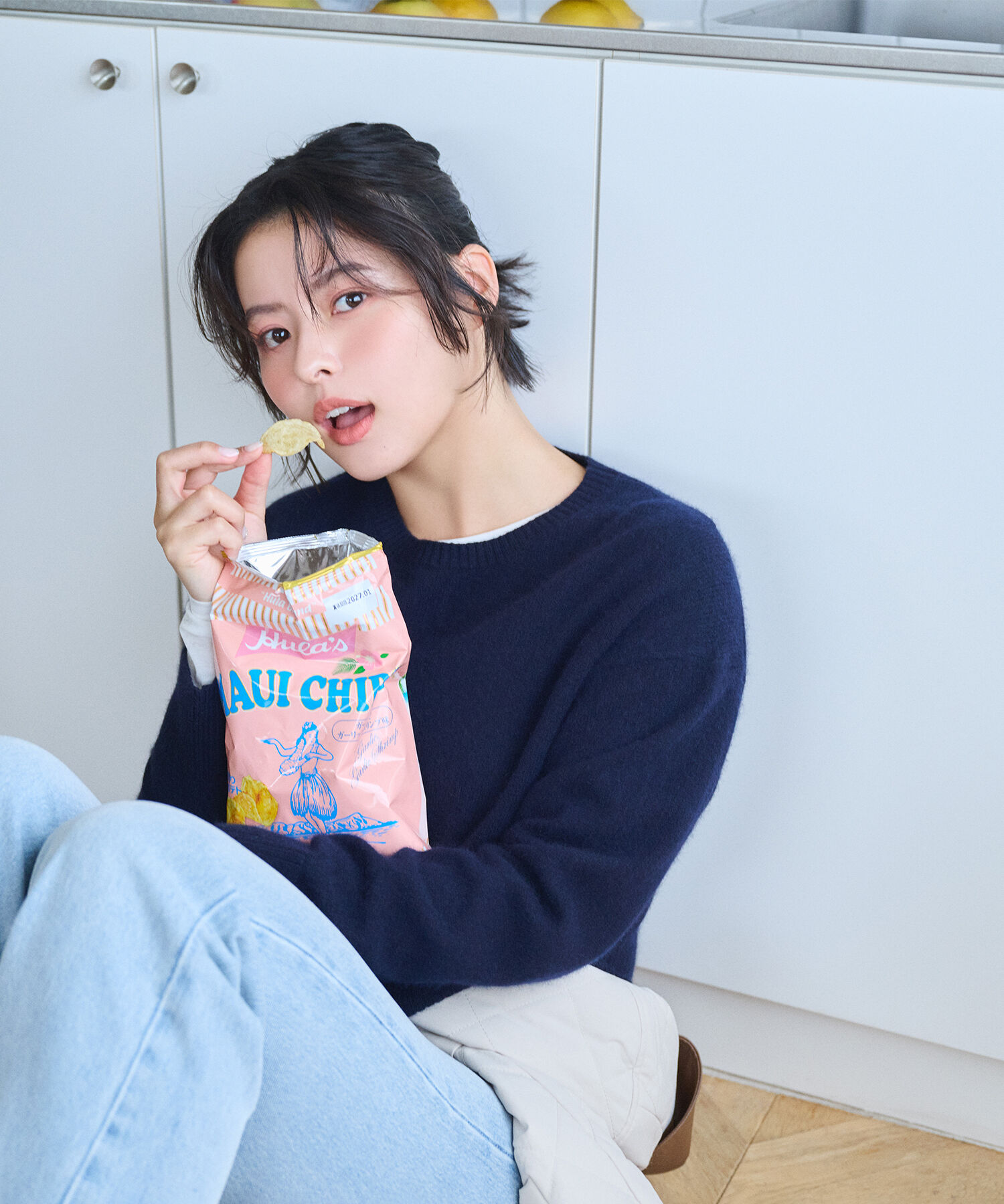  「＜ちょうど、いい服＞毎日着惚れるクロップドニット　26FW」|ニット・セーター|