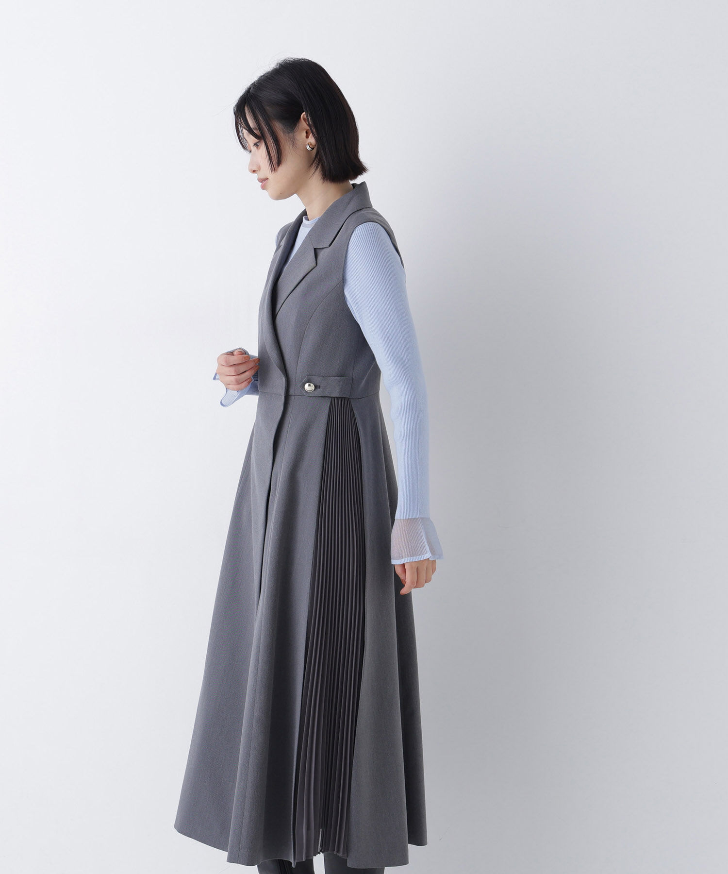  「サイドプリーツジャンスカ　26AW」|ワンピース|