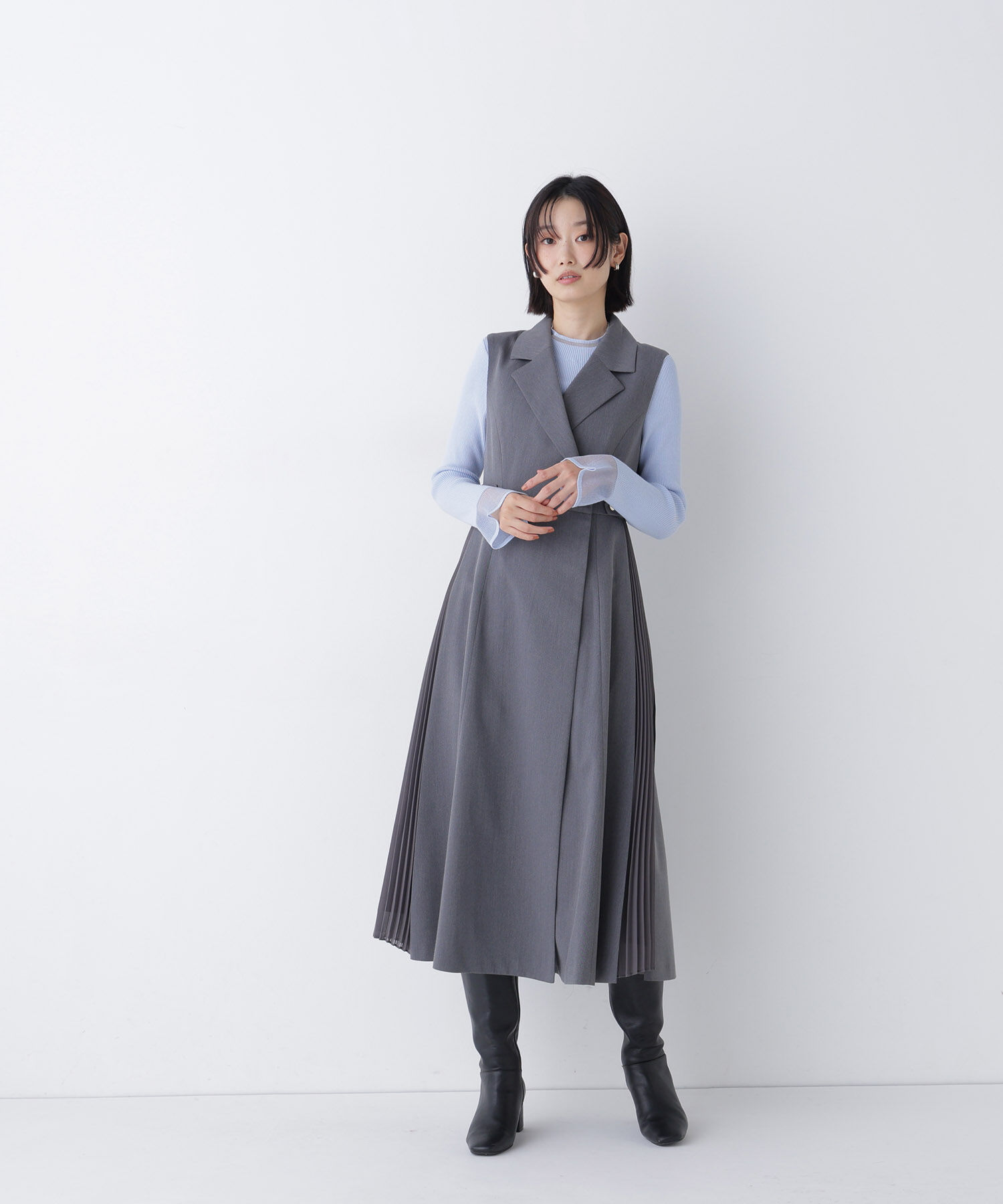  「サイドプリーツジャンスカ　26AW」|ワンピース|