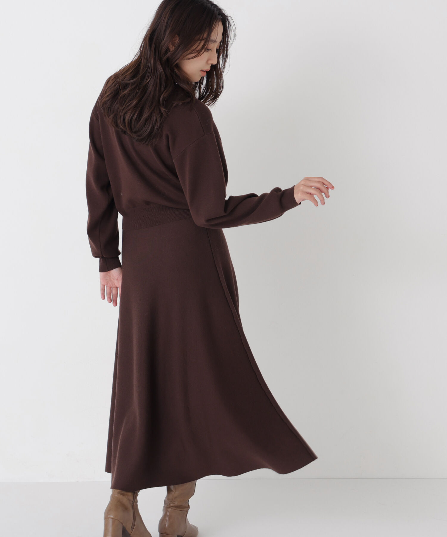  「ダブルフェイスニットセットアップ　26AW」|ワンピース|