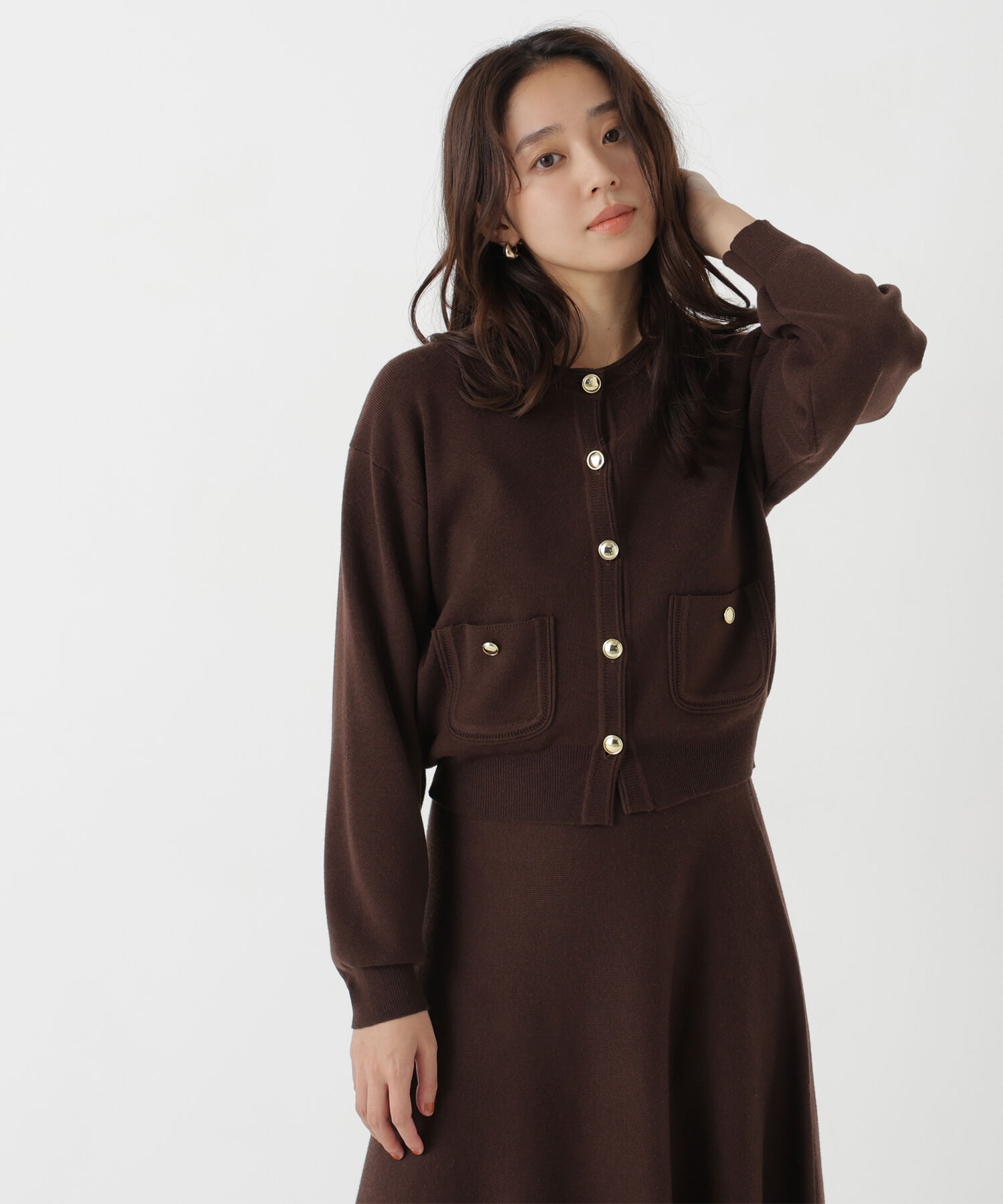  「ダブルフェイスニットセットアップ　26AW」|ワンピース|