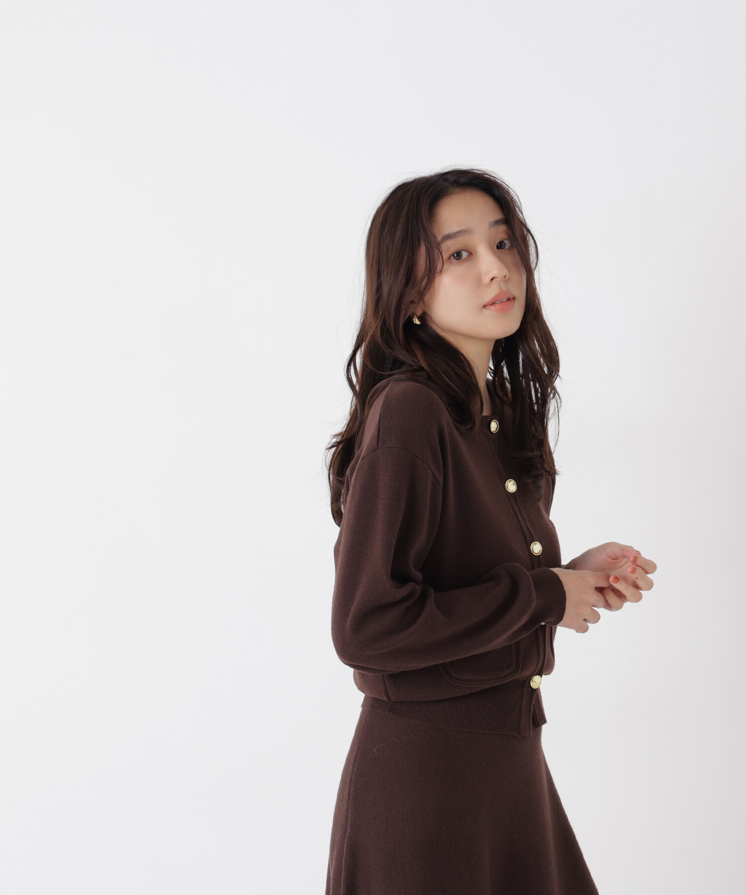  「ダブルフェイスニットセットアップ　26AW」|ワンピース|