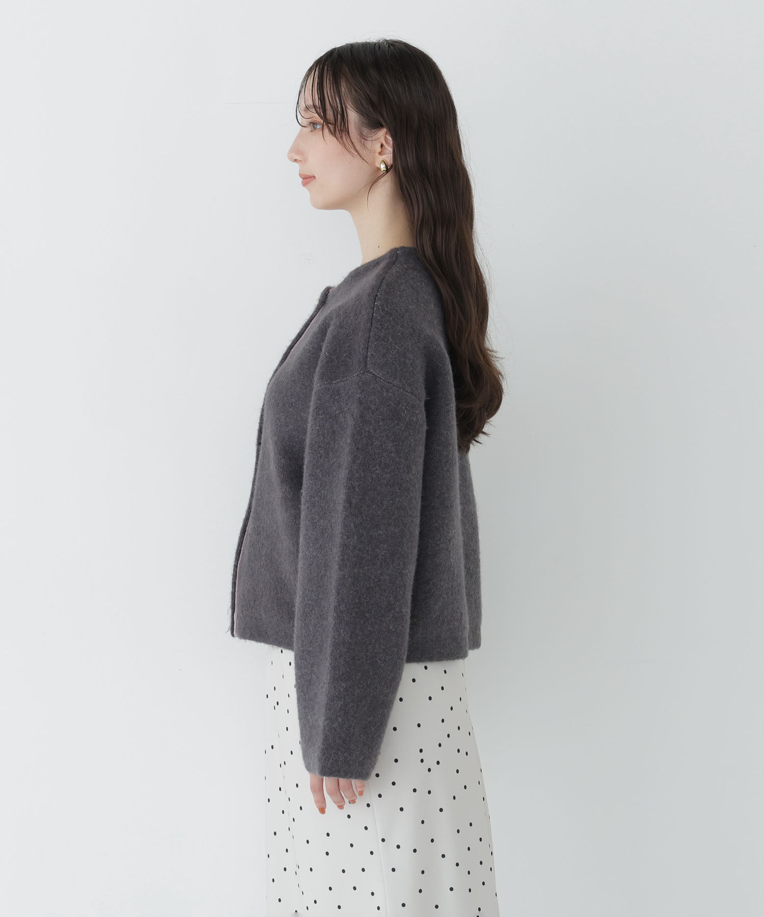  「接結ニットジャケット　26AW」|ニット・セーター|