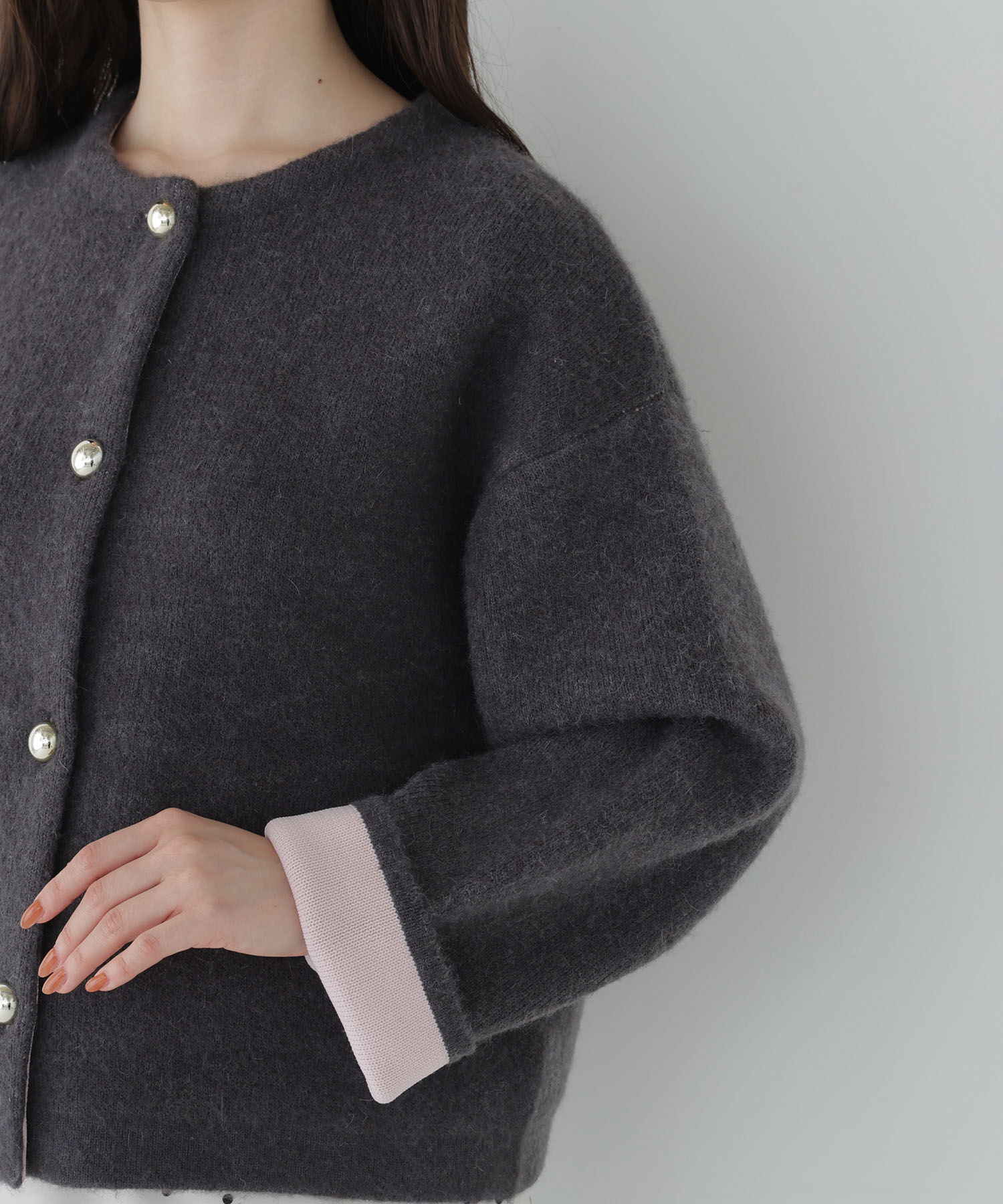  「接結ニットジャケット　26AW」|ニット・セーター|
