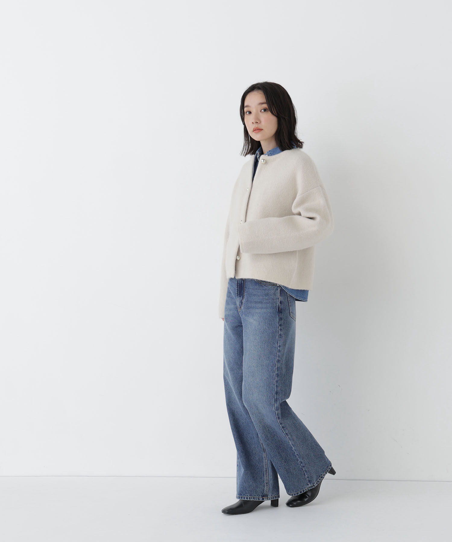  「接結ニットジャケット　26AW」|ニット・セーター|