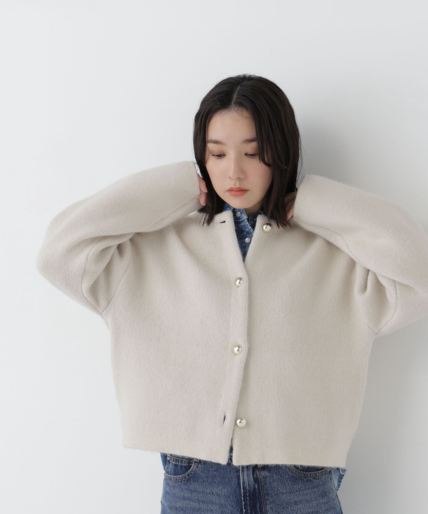  「接結ニットジャケット　26AW」|ニット・セーター|