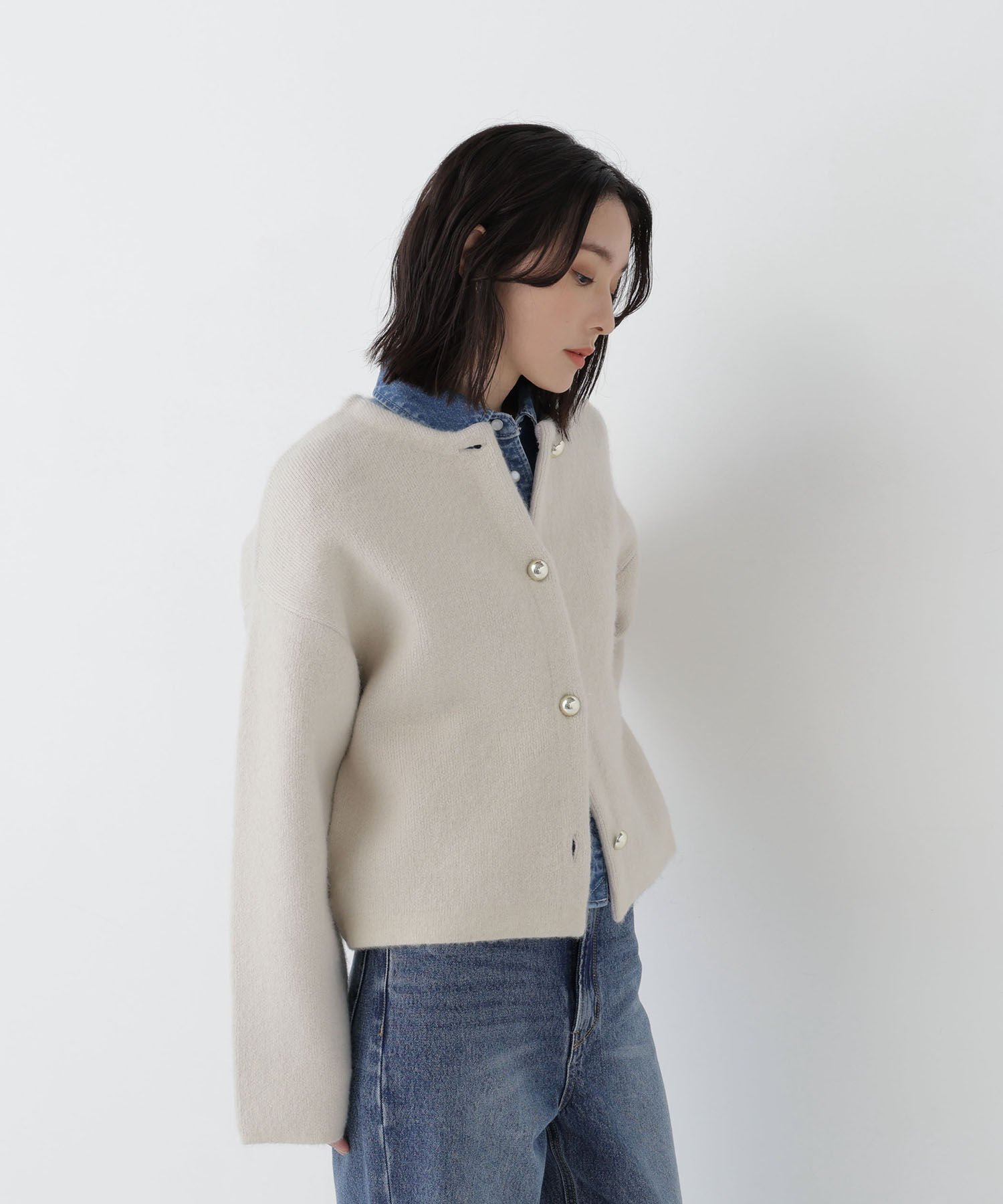  「接結ニットジャケット　26AW」|ニット・セーター|