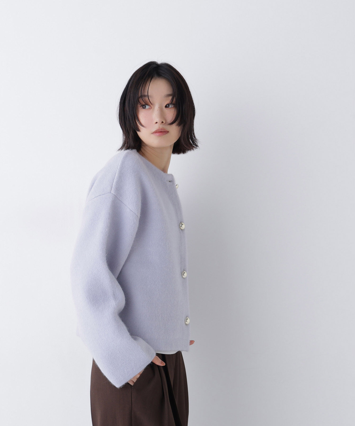  「接結ニットジャケット　26AW」|ニット・セーター|