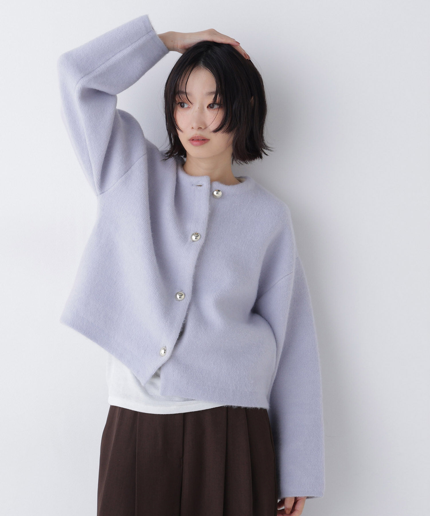  「接結ニットジャケット　26AW」|ニット・セーター|