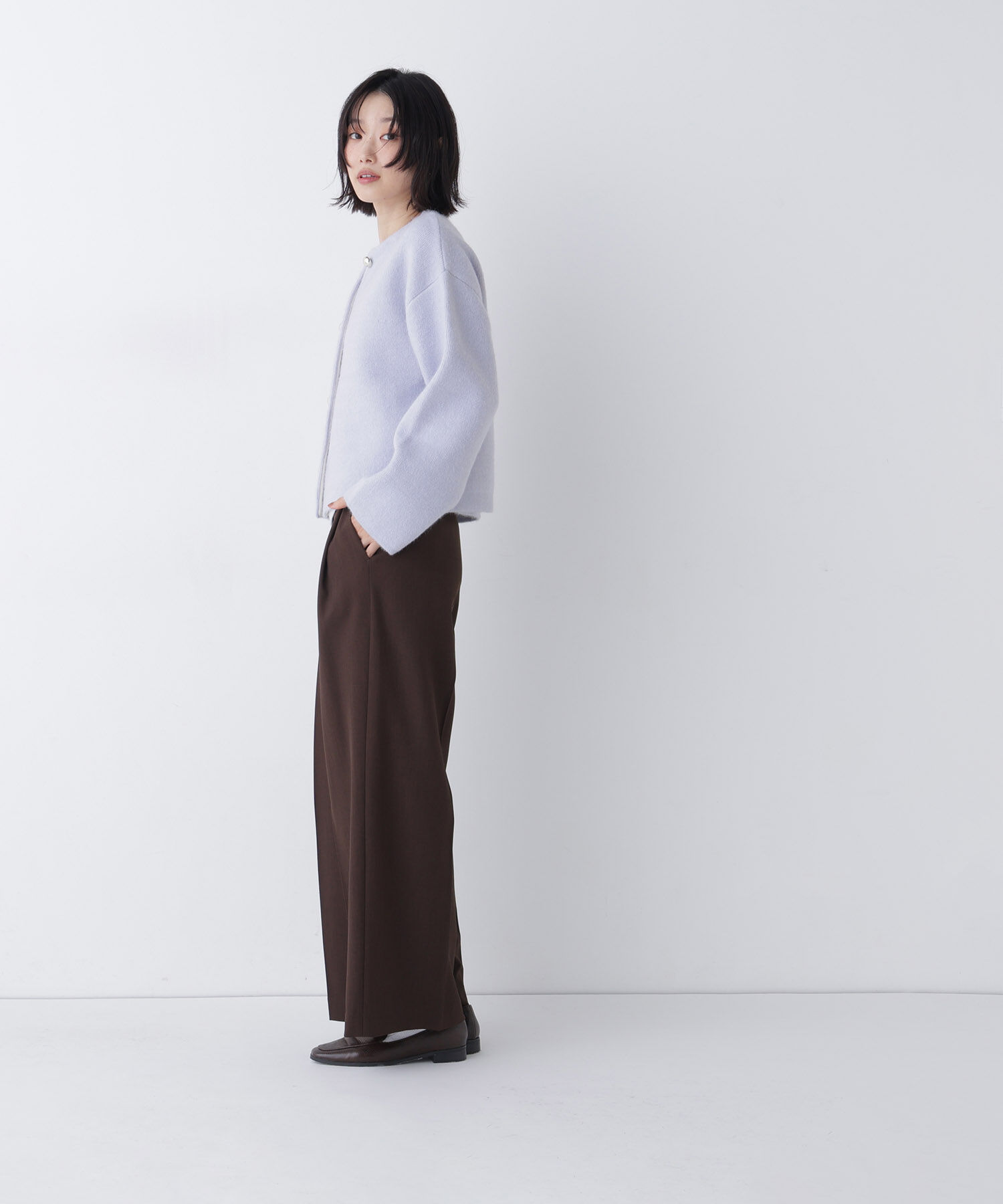  「接結ニットジャケット　26AW」|ニット・セーター|
