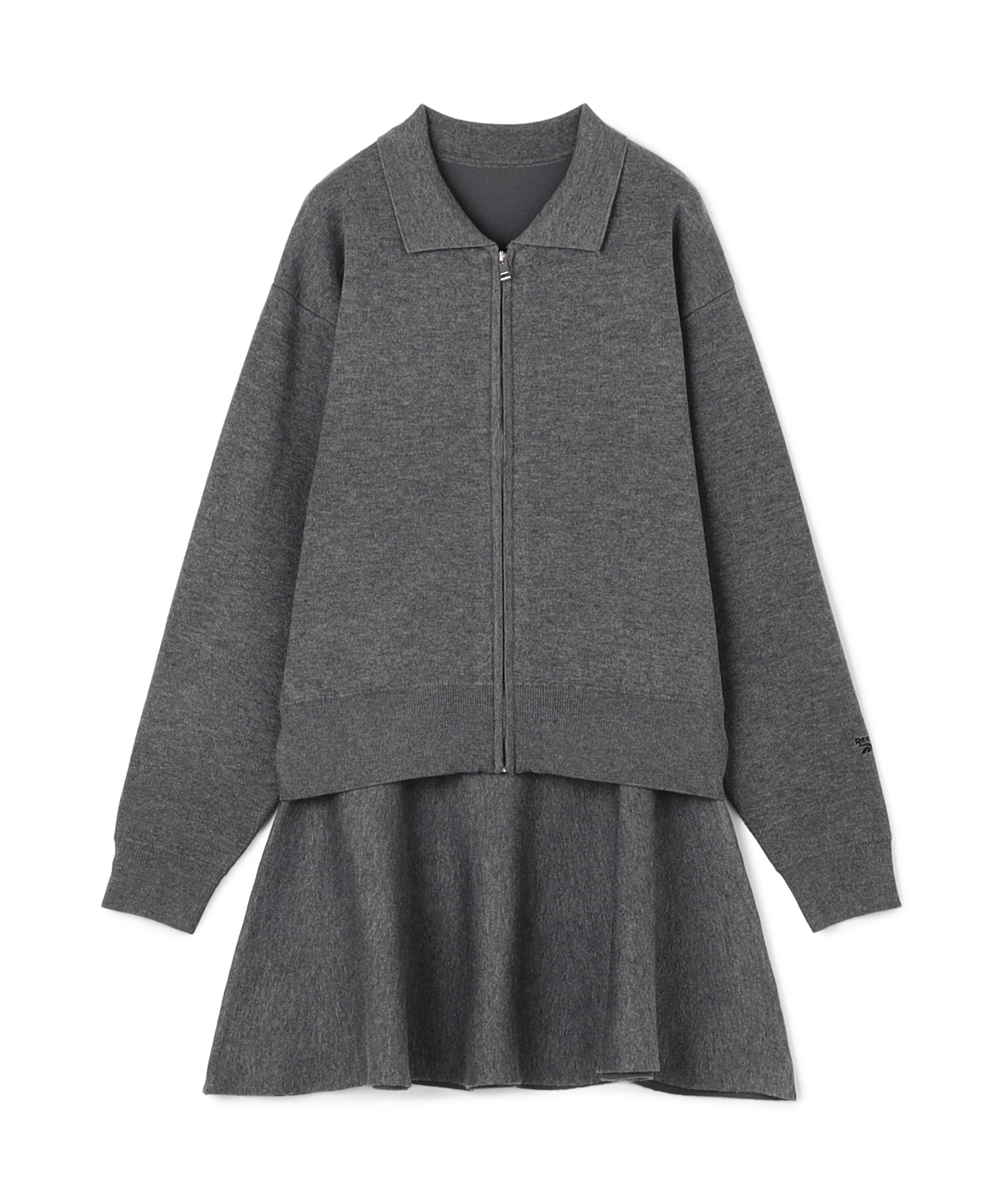  「〈N.〉＜Reebok別注＞ニットセットブルゾン」|ワンピース|