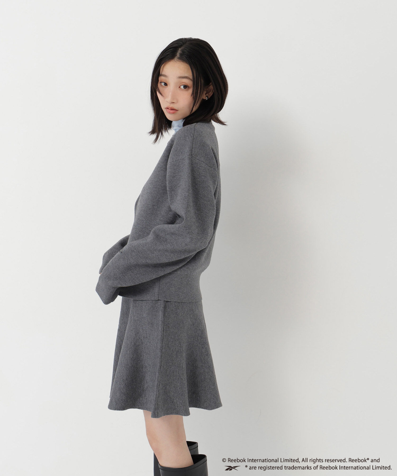  「〈N.〉＜Reebok別注＞ニットセットブルゾン」|ワンピース|