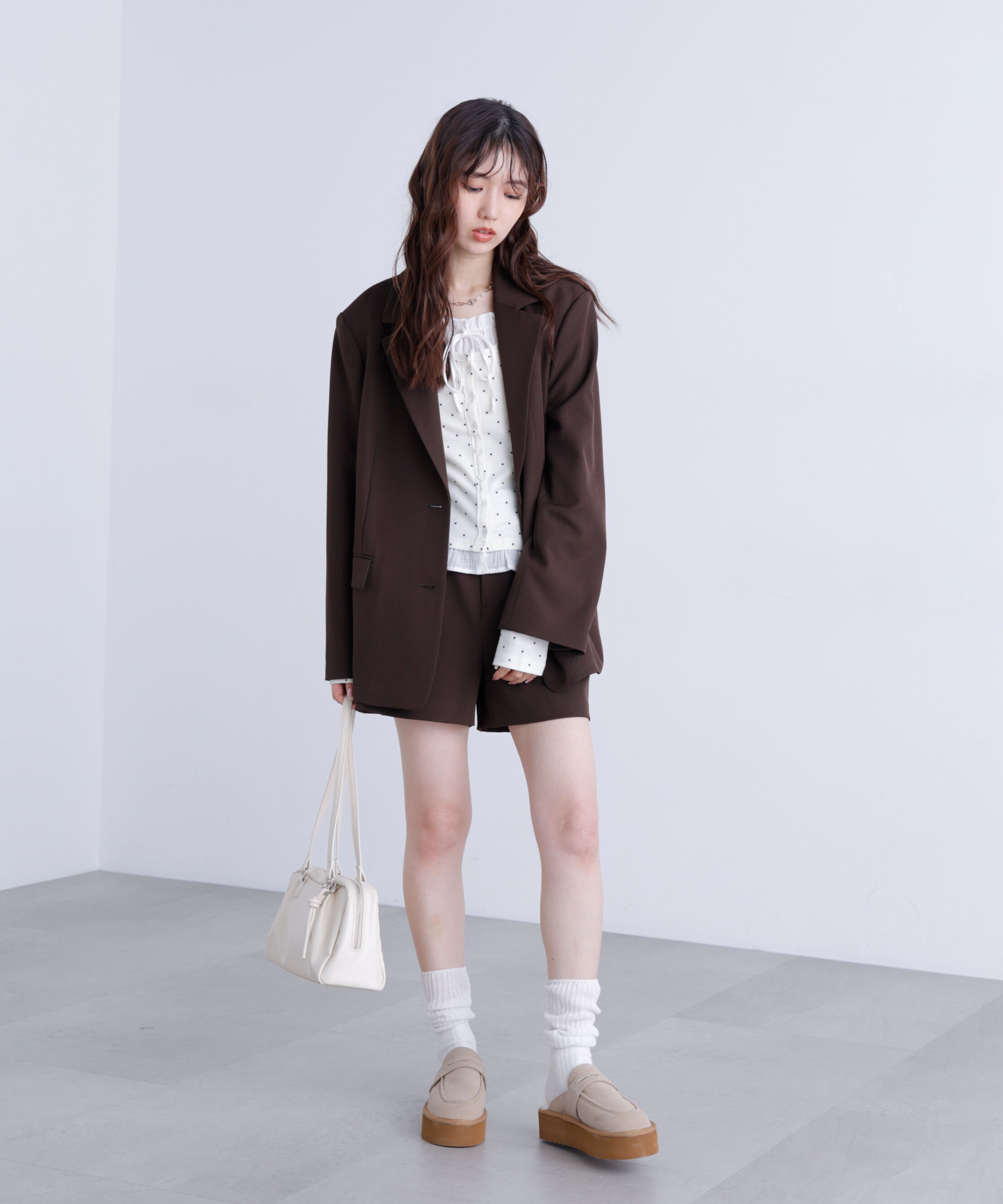  「〈セットアップ対応〉ハイウエストショートパンツ」|その他|