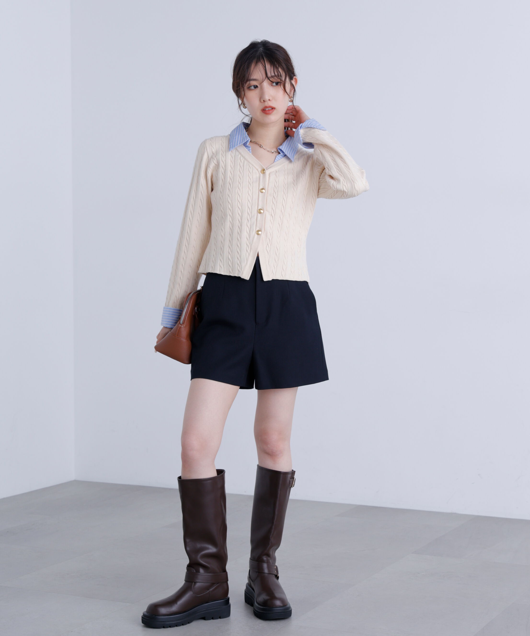  「〈セットアップ対応〉ハイウエストショートパンツ」|その他|