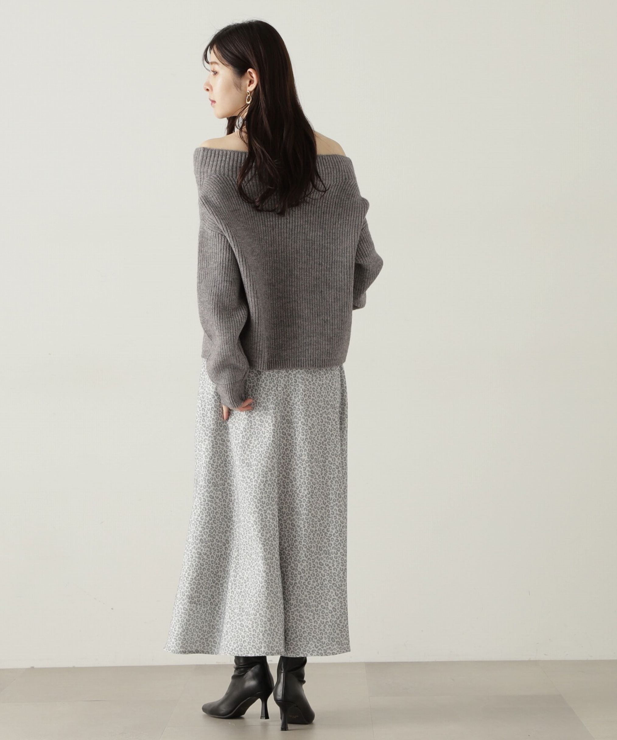 PROPORTION BODY DRESSING「レオパードスカート　24AW」|スカート|