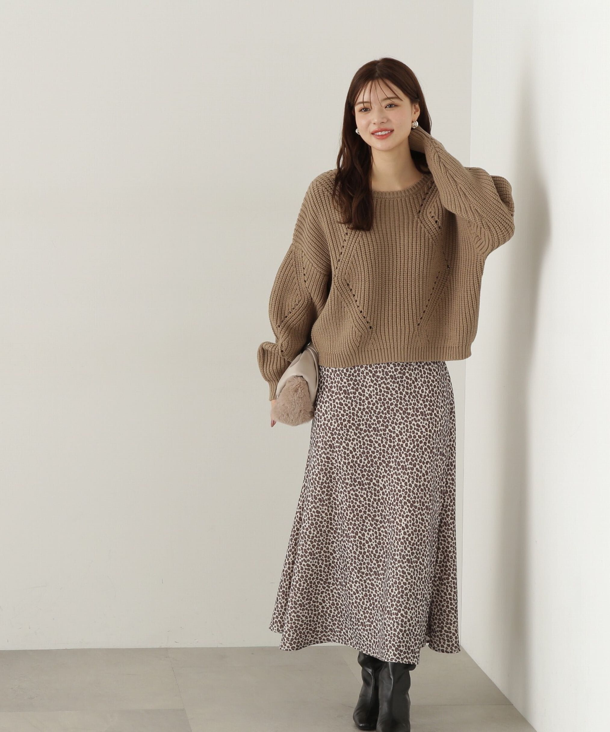 PROPORTION BODY DRESSING「レオパードスカート　24AW」|スカート|