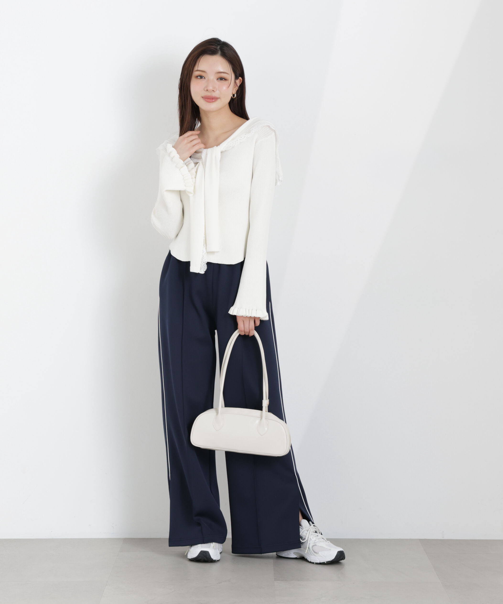 PROPORTION BODY DRESSING「＜新津のんさんコラボ＞〈a/mie〉トラックパンツ 26SS」|その他|