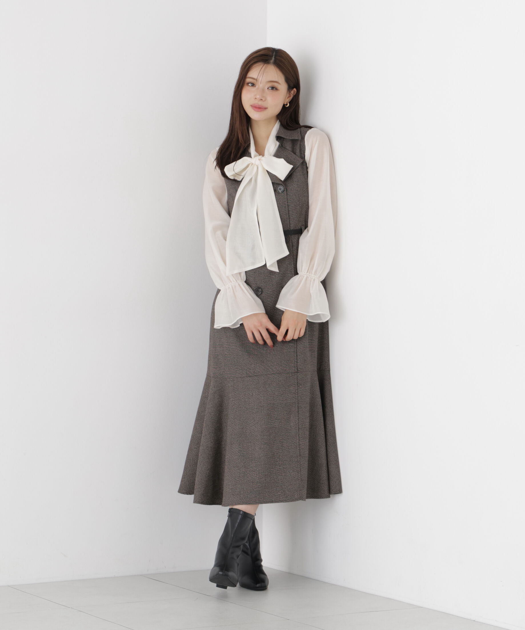 PROPORTION BODY DRESSING「ビッグリボンブラウス」|シャツ・ブラウス|