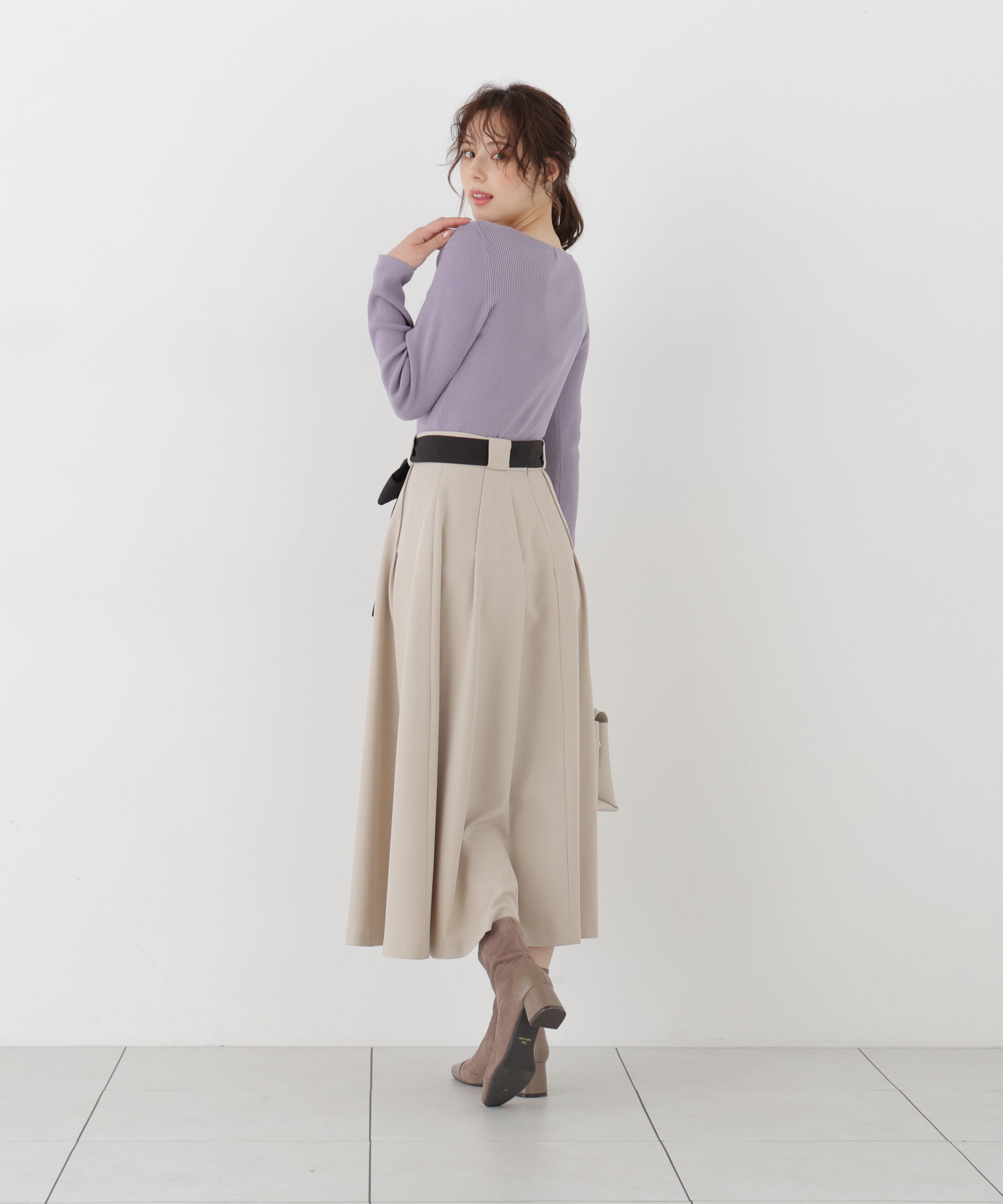 PROPORTION BODY DRESSING「アシメリブニット」|ニット・セーター|