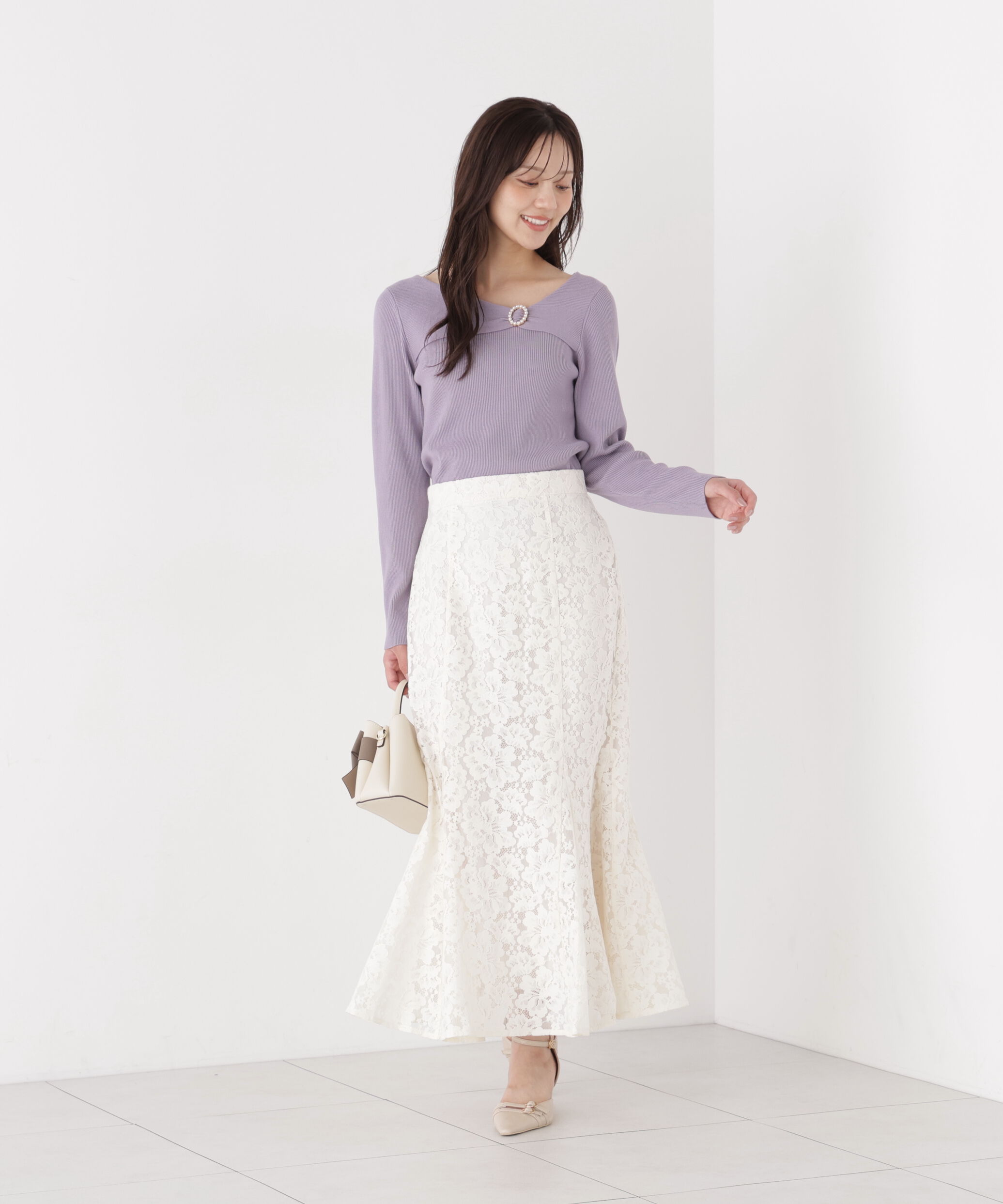 PROPORTION BODY DRESSING「アシメリブニット」|ニット・セーター|