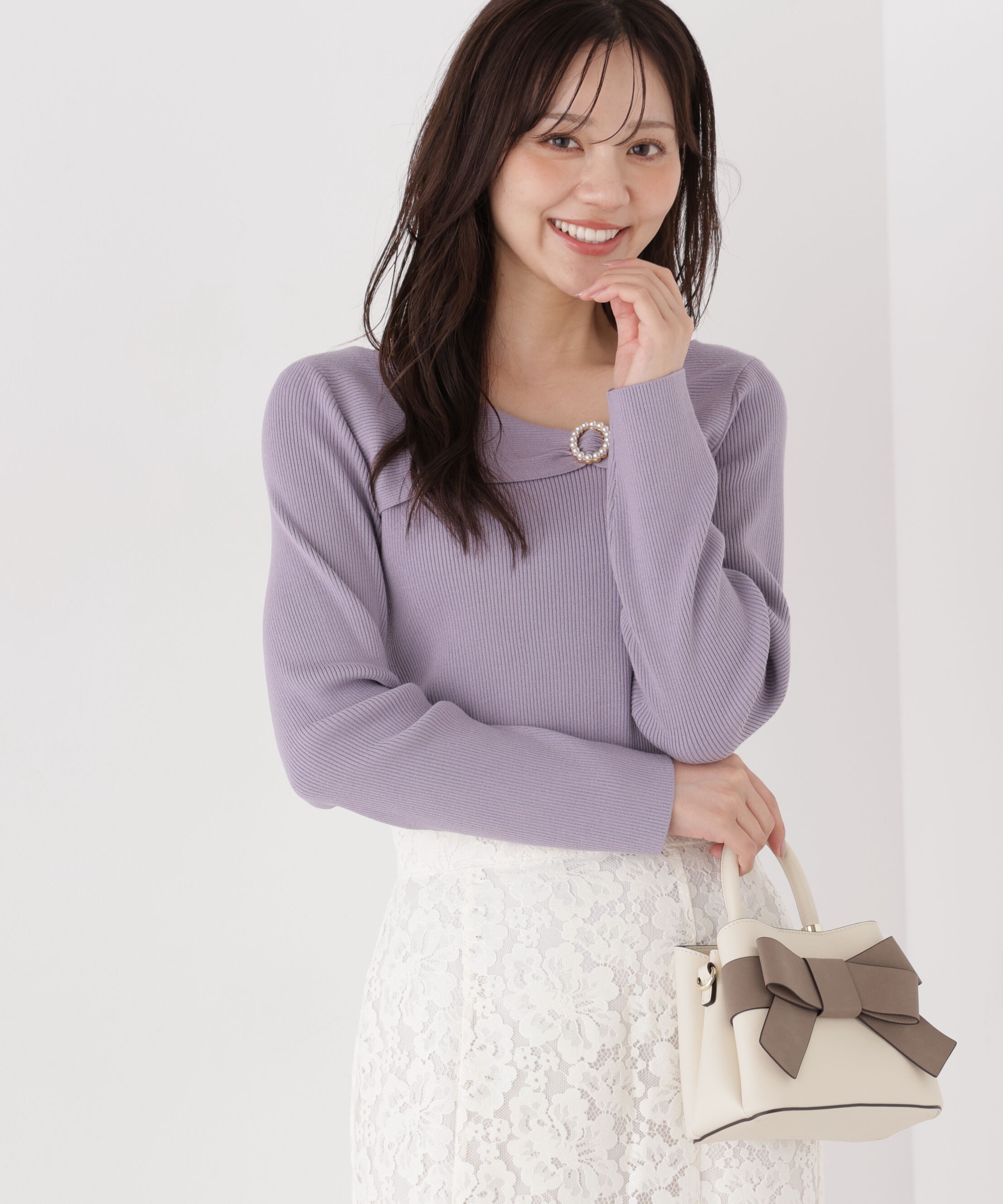 PROPORTION BODY DRESSING「アシメリブニット」|ニット・セーター|