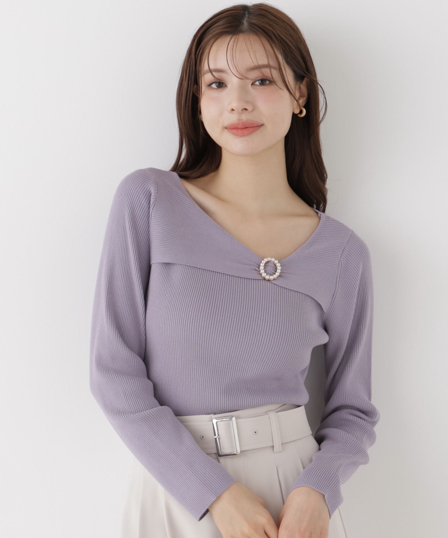 PROPORTION BODY DRESSING「アシメリブニット」|ニット・セーター|