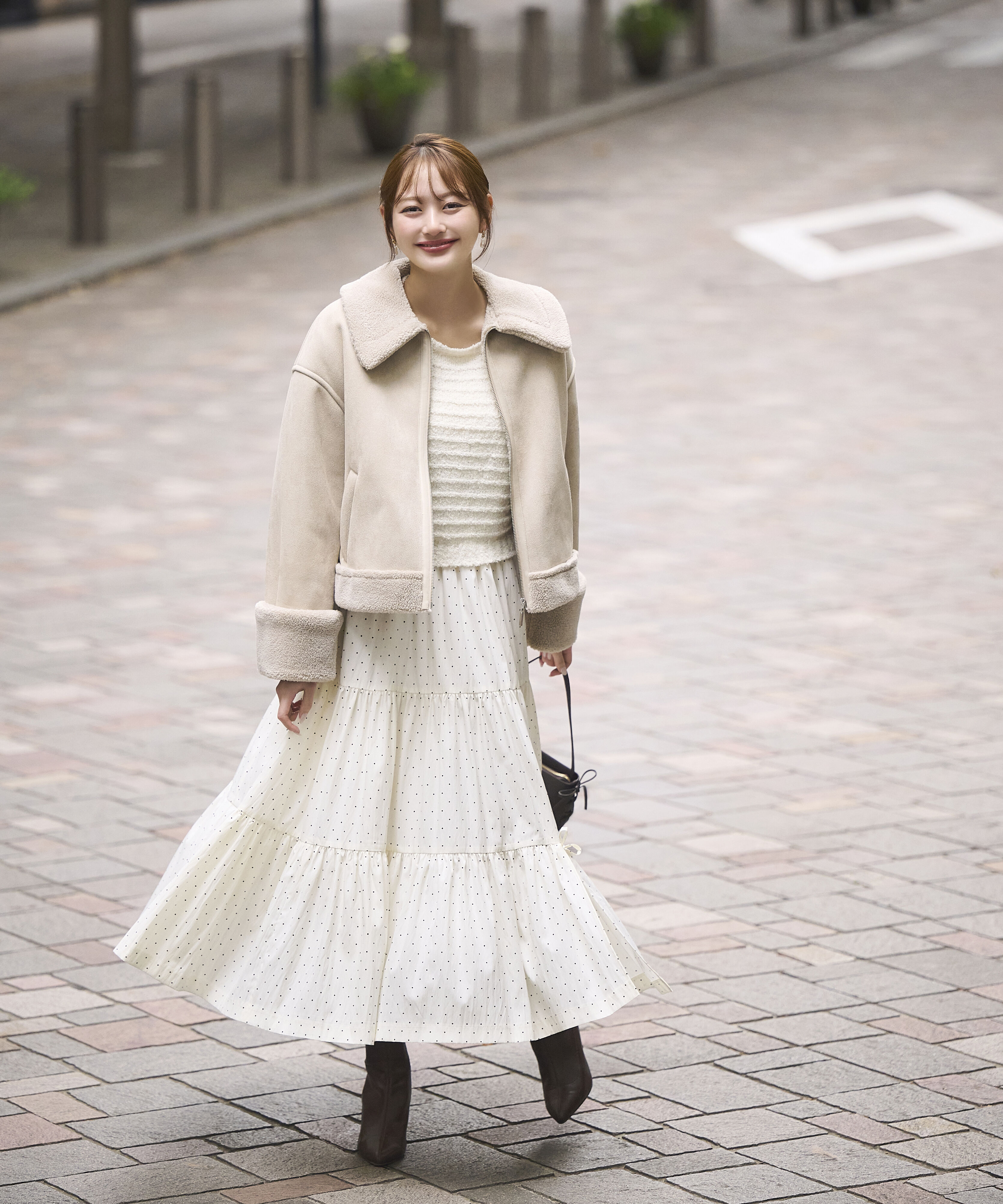 PROPORTION BODY DRESSING「＜加藤栞さん着用＞ラメブークレニットトップス」|ニット・セーター|