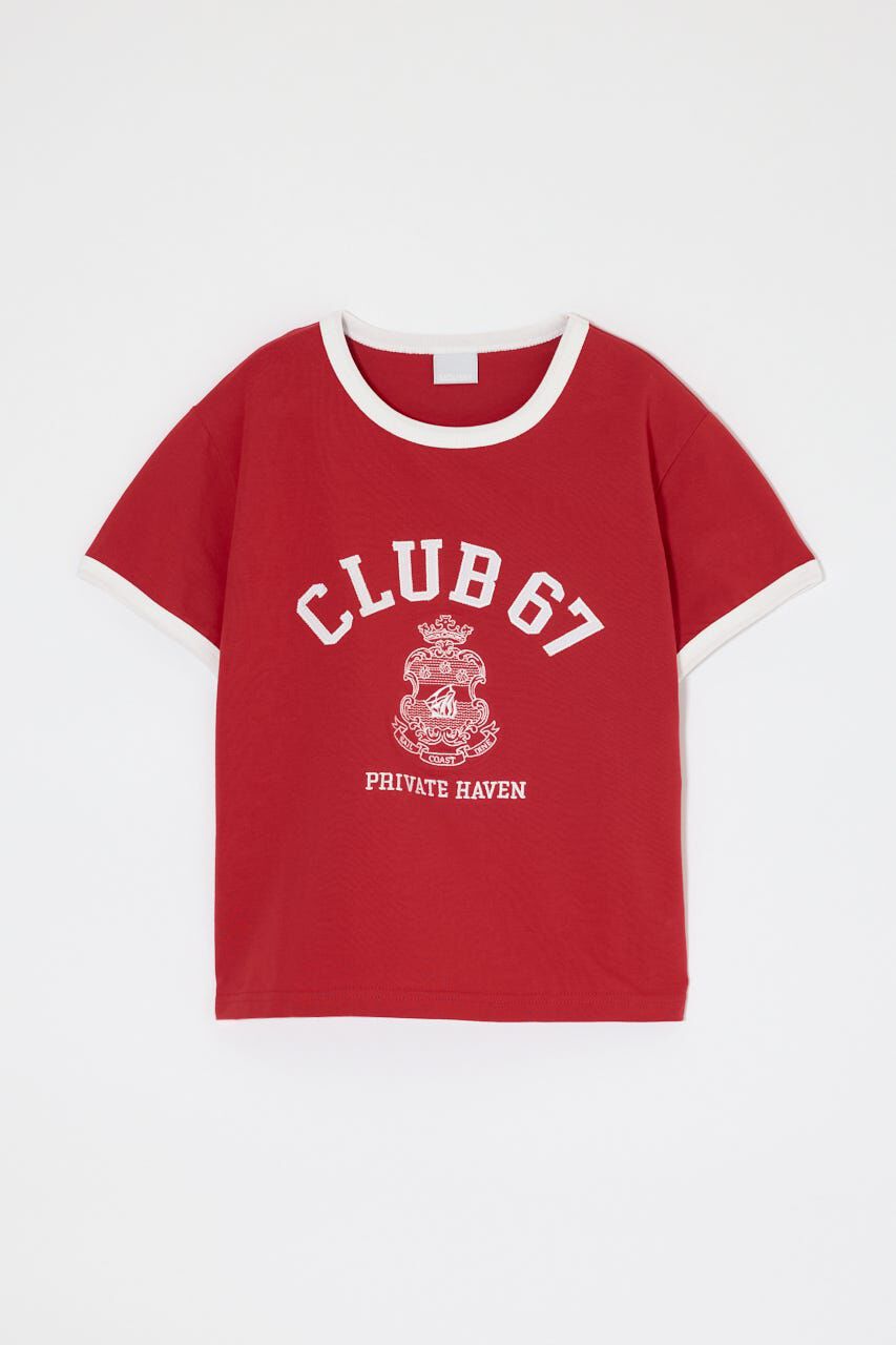 MOUSSY「CLUB 67 RINGER TEE」|Tシャツ・カットソー|