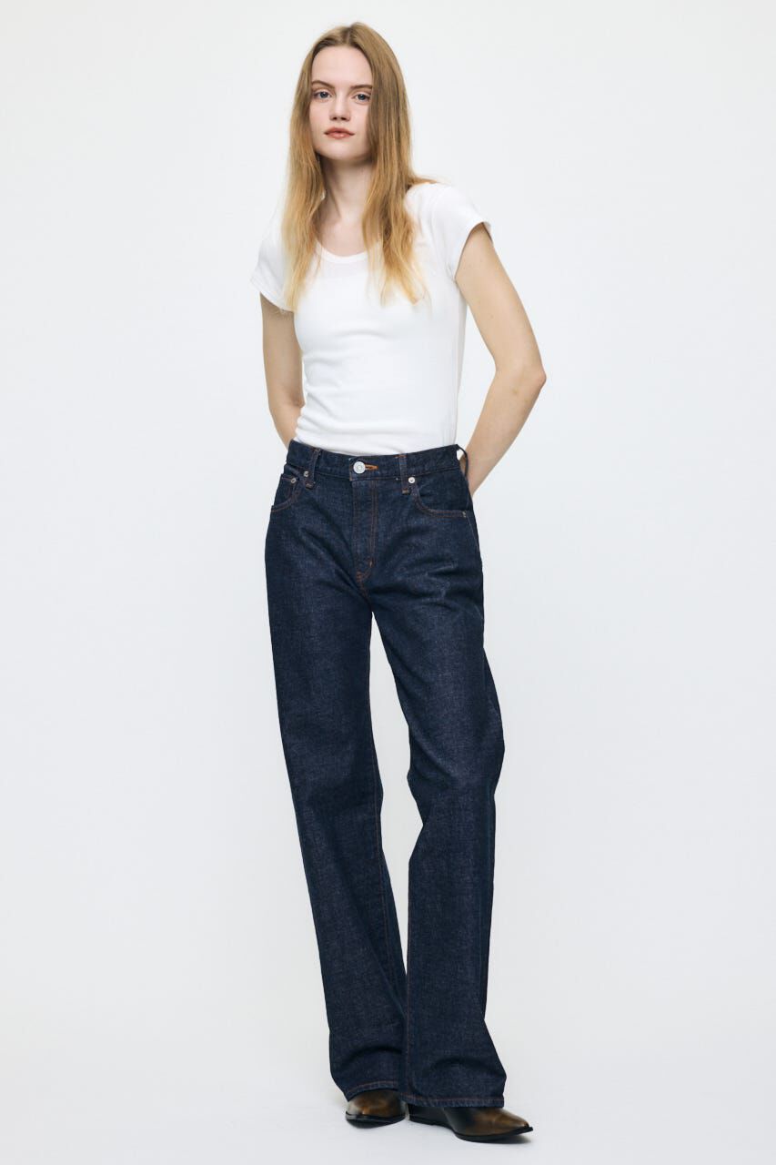 MOUSSY「MVS MIDRISE ストレート」|デニム|One Wash1