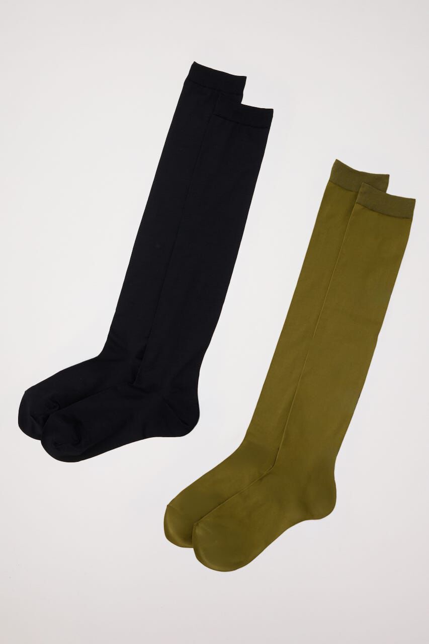 MOUSSY「SHEER COLOR SOCKS セット」|その他|BLK