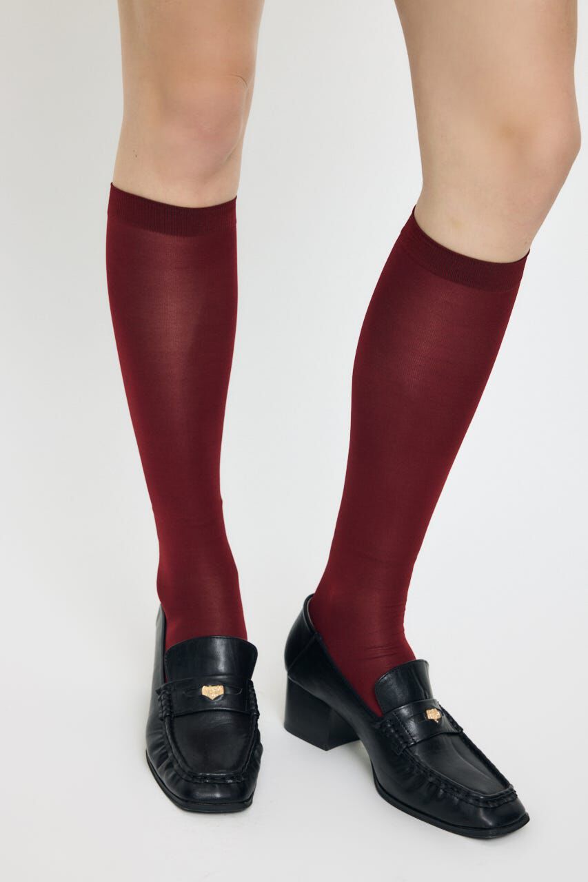 MOUSSY「SHEER COLOR SOCKS セット」|その他|RED